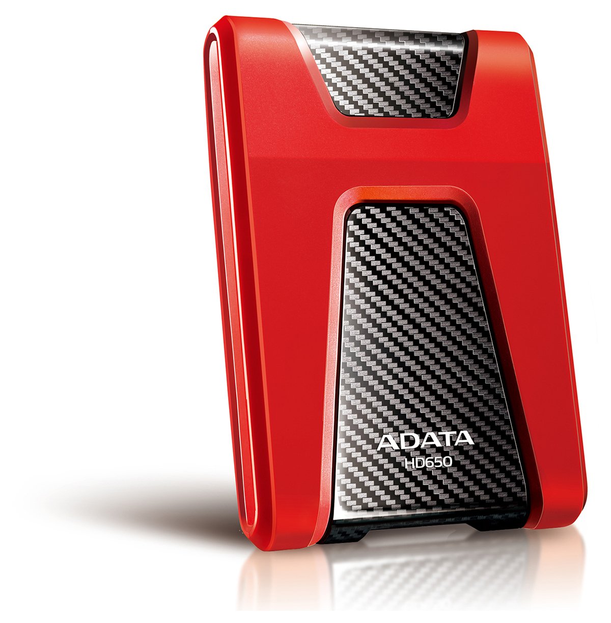 ADATA HD650 2TB USB 3.1 Shock-Resistant External Hard Drive, Red (AHD650-2TU31-CRD)