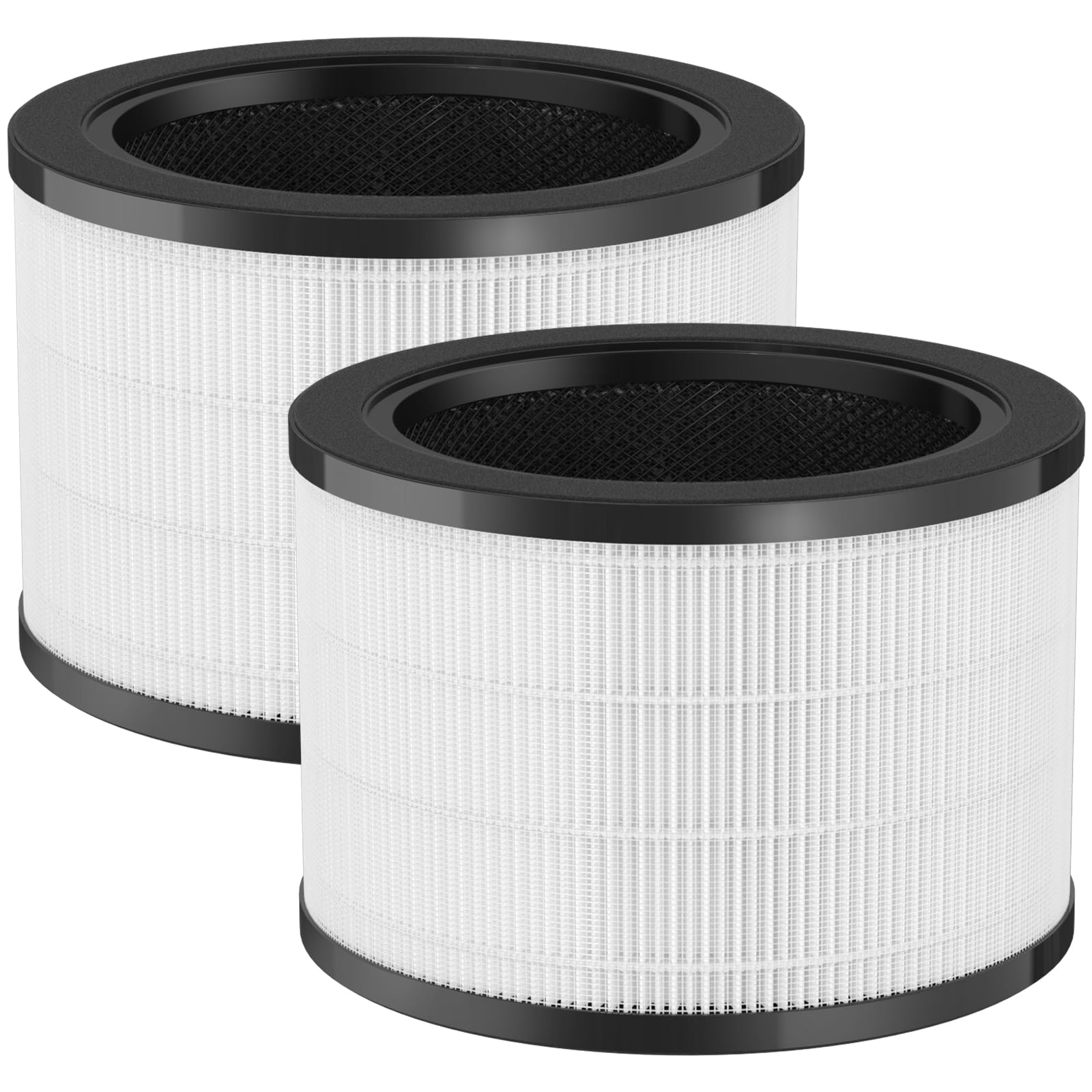 Breabetter 2 Pack H7121101 Replacement Filter Compatible With Govee Purifier H7121, H13 True Hepa + High Efficiency Activated Ca