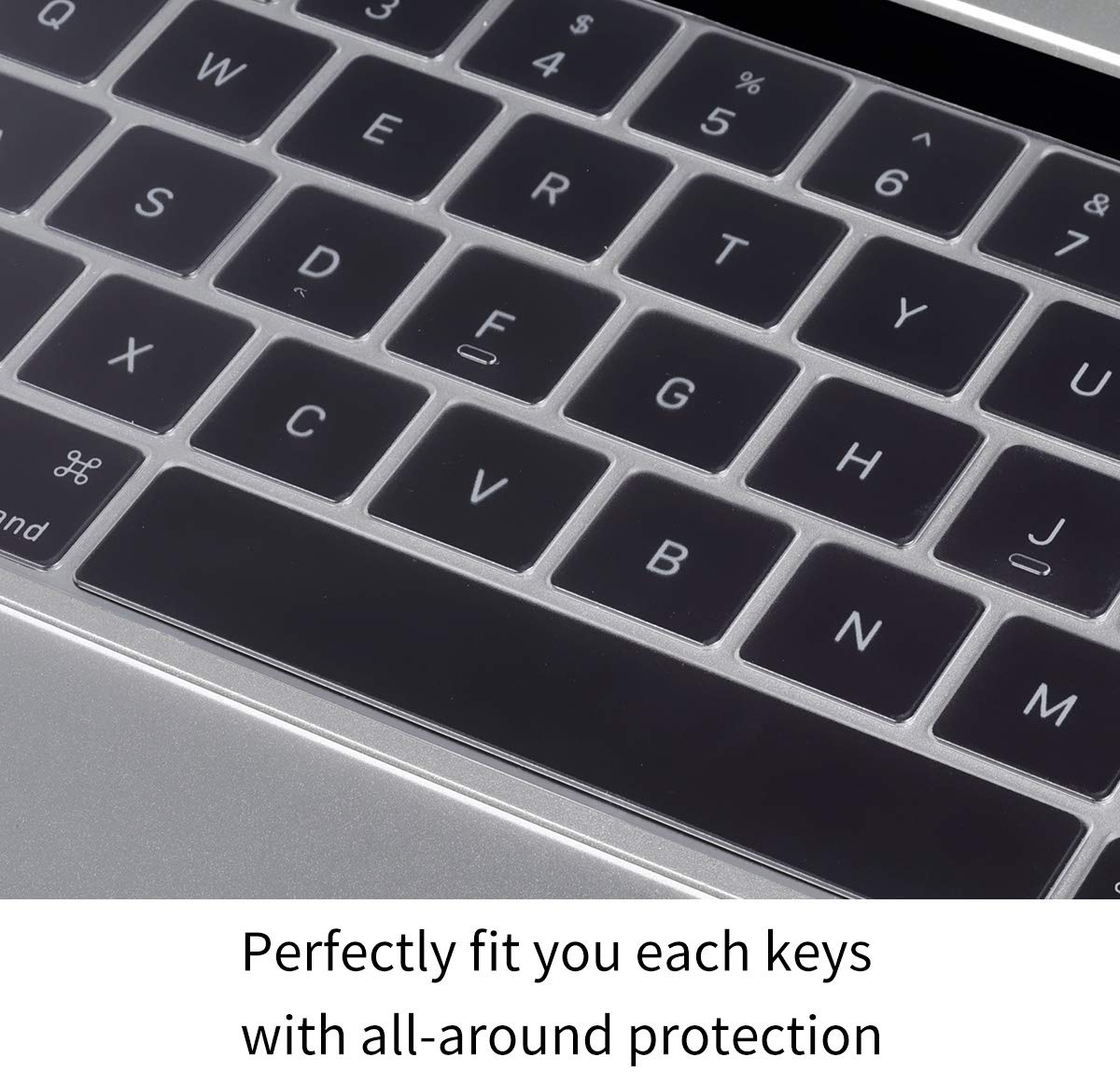 Premium Ultra Thin Keyboard Cover Skin For Macbook Pro With Touch Bar 13'' And 15'' (Apple Model Number A2159 A1706 A1707 A1989