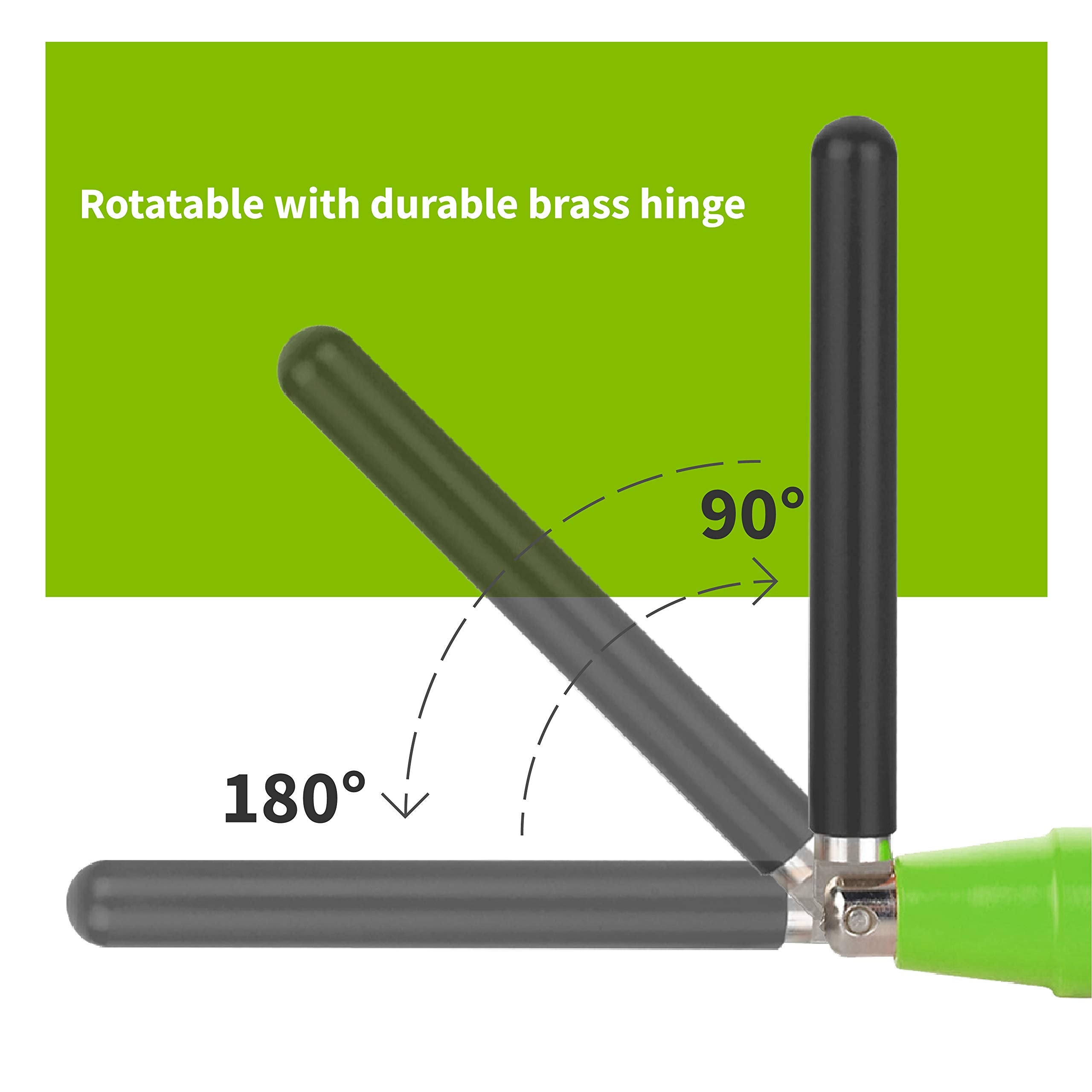 Taoglas Gw.05 2.4/5.8Ghz Monopole Antenna Rp Sma(M) Hinged