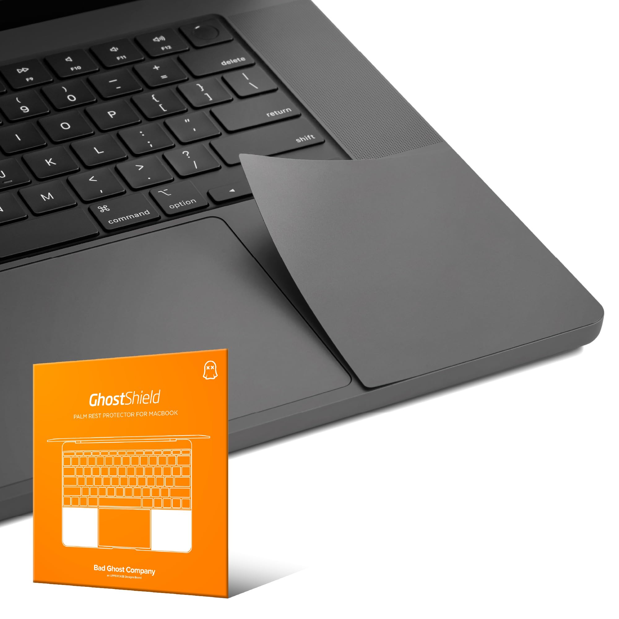 GhostShield Premium Palm Rest Protector Skin Cover Set, Scratches and Wear Protection, Compatible with MacBook Pro 16 2026 2024 