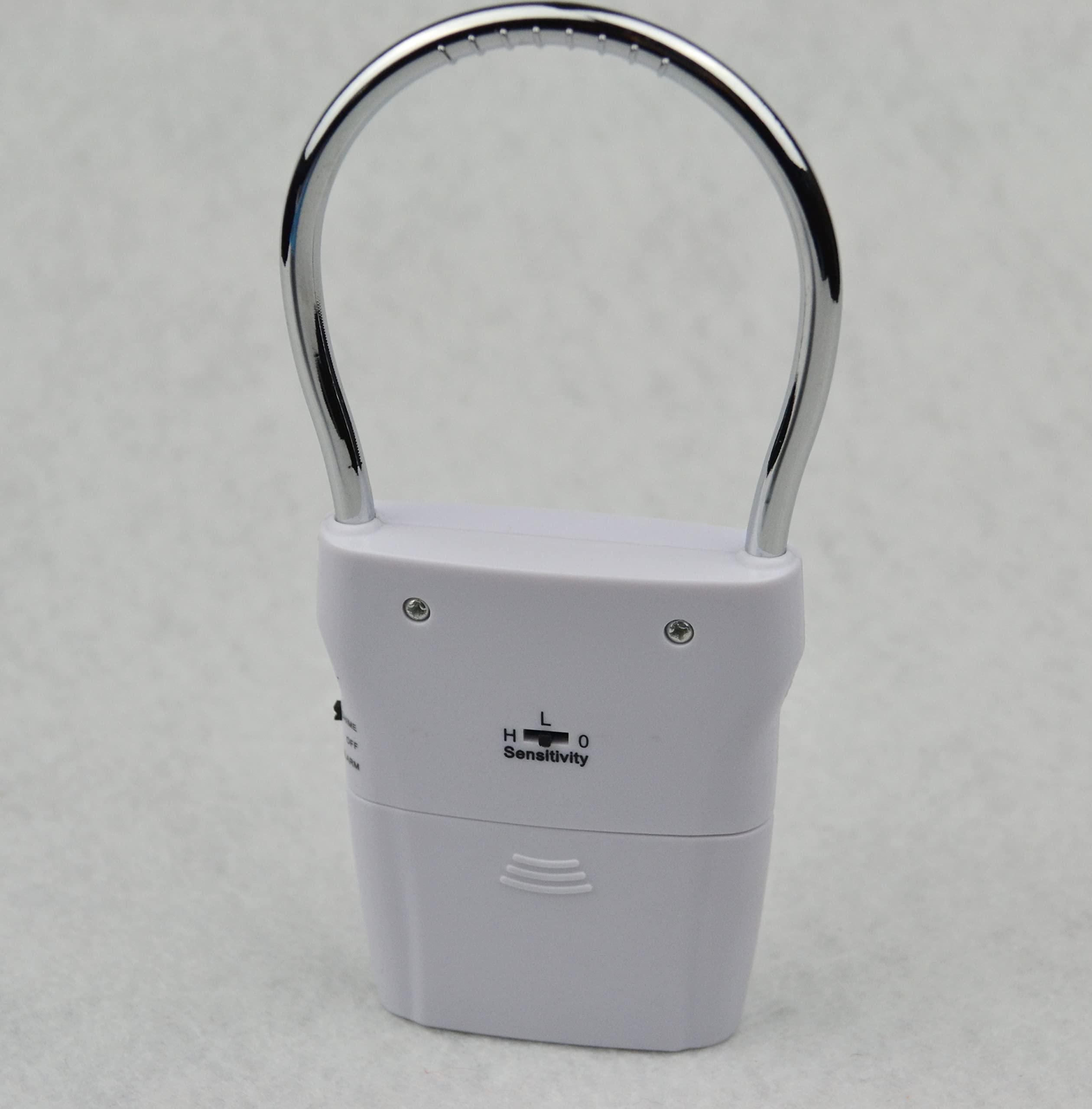 Hitbeat 115Db Door Knob/Handle Vibration Alarm For Home Hotel Apartment Door Looker Alarm 4 Packs