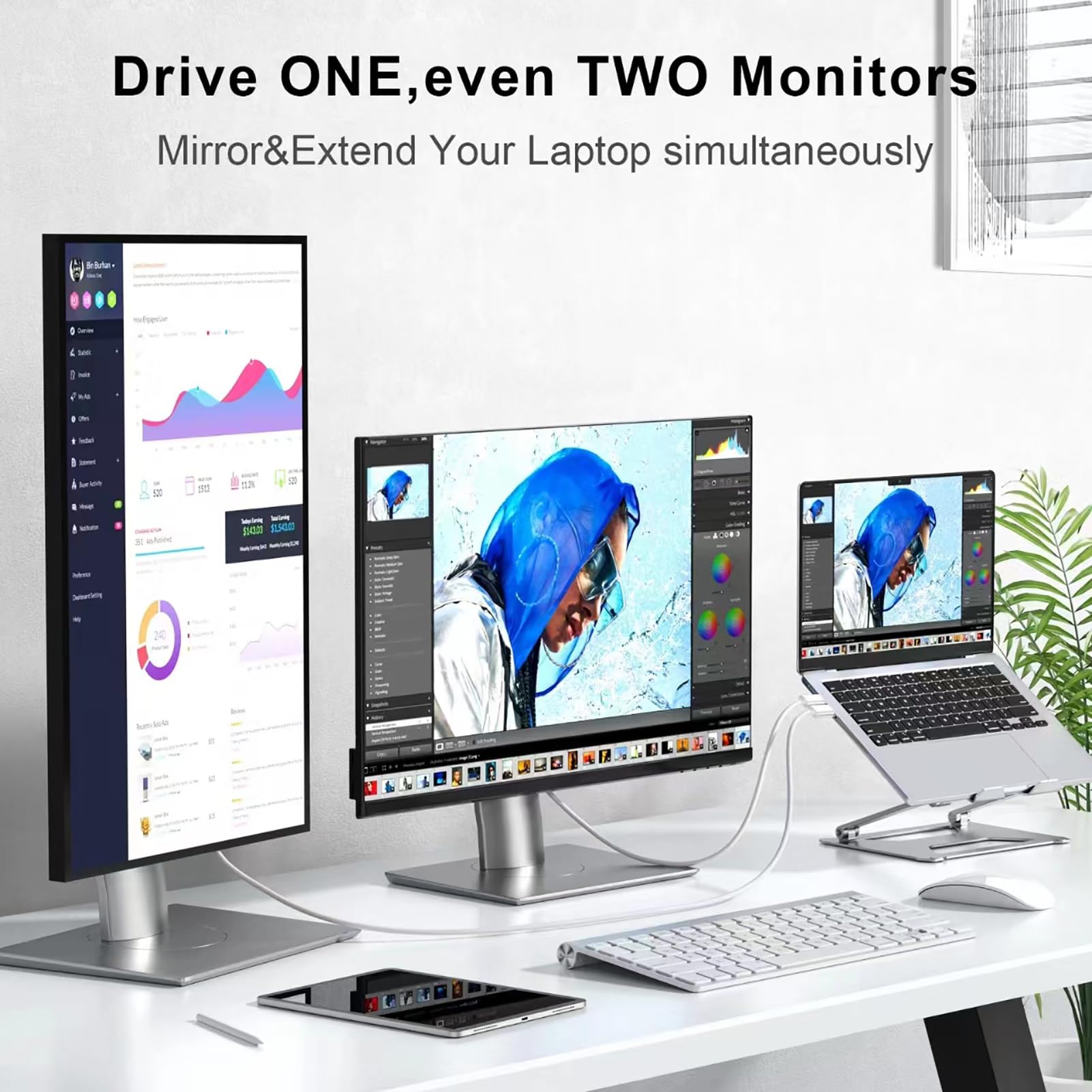 20Gbps Short Usb C To Usb C Data Cable 1Ft, Usb C 3.2 Gen 2X2 Cable High Speed Data Transfer 4K@60Hz Usb C Monitor Cord, 100W Fa