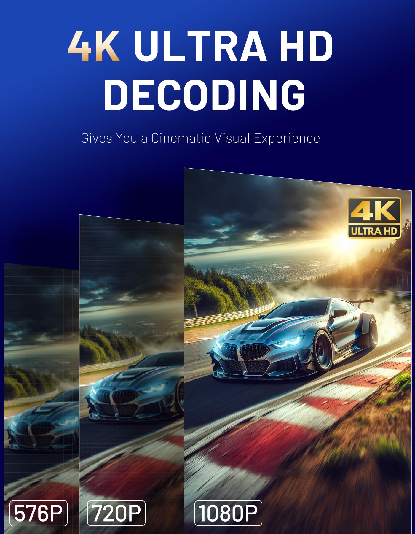 Tpufo Wireless Hdmi Transmitter And Receiver, 4K Decode 1080P Output, 2.4G/5G Plug & Play, Wireless Hdmi For Streaming Video/Aud