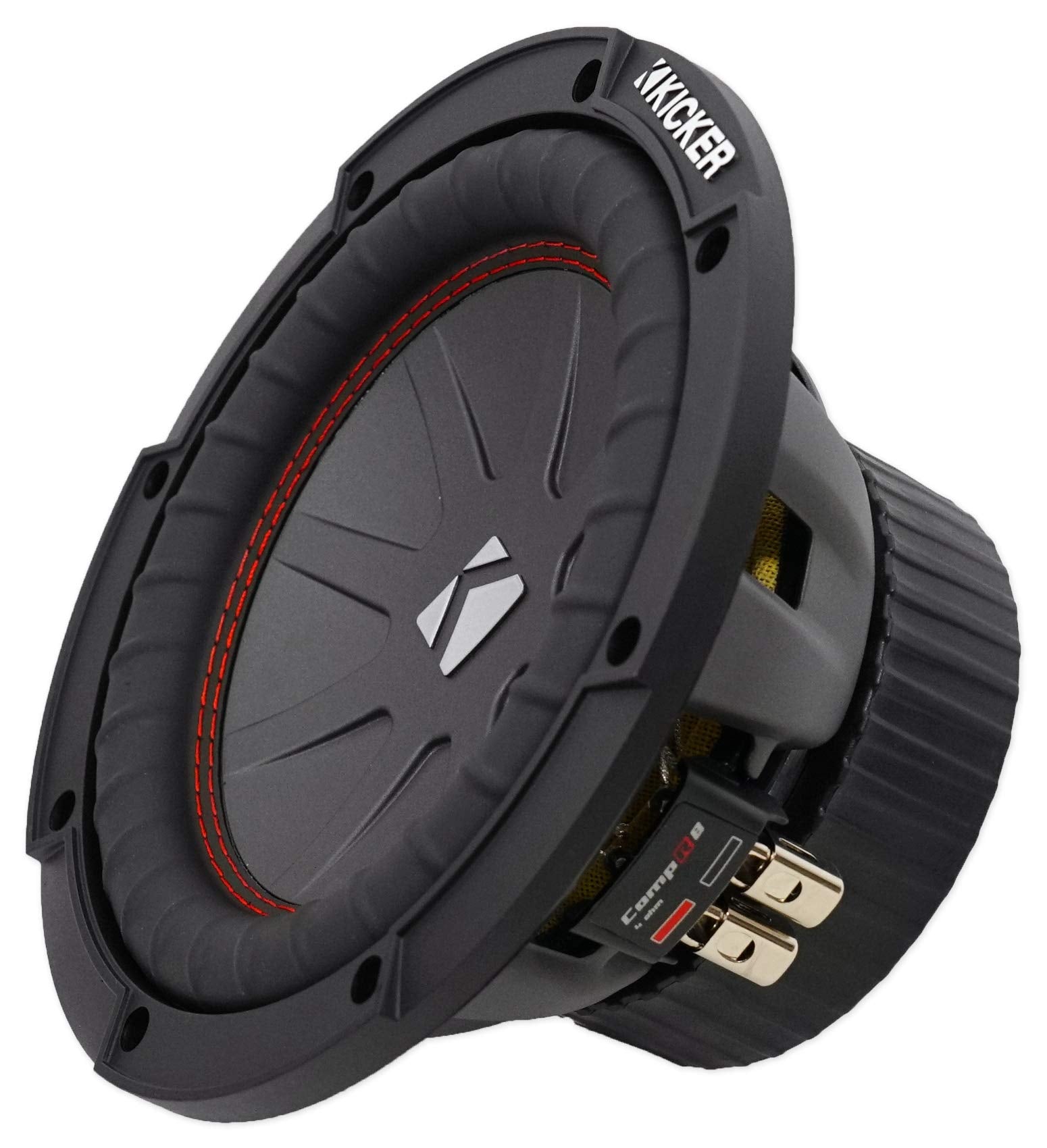 Kicker Compr8 8 Inch (20Cm) Subwoofer, Dvc, 4 Ohm, 300W