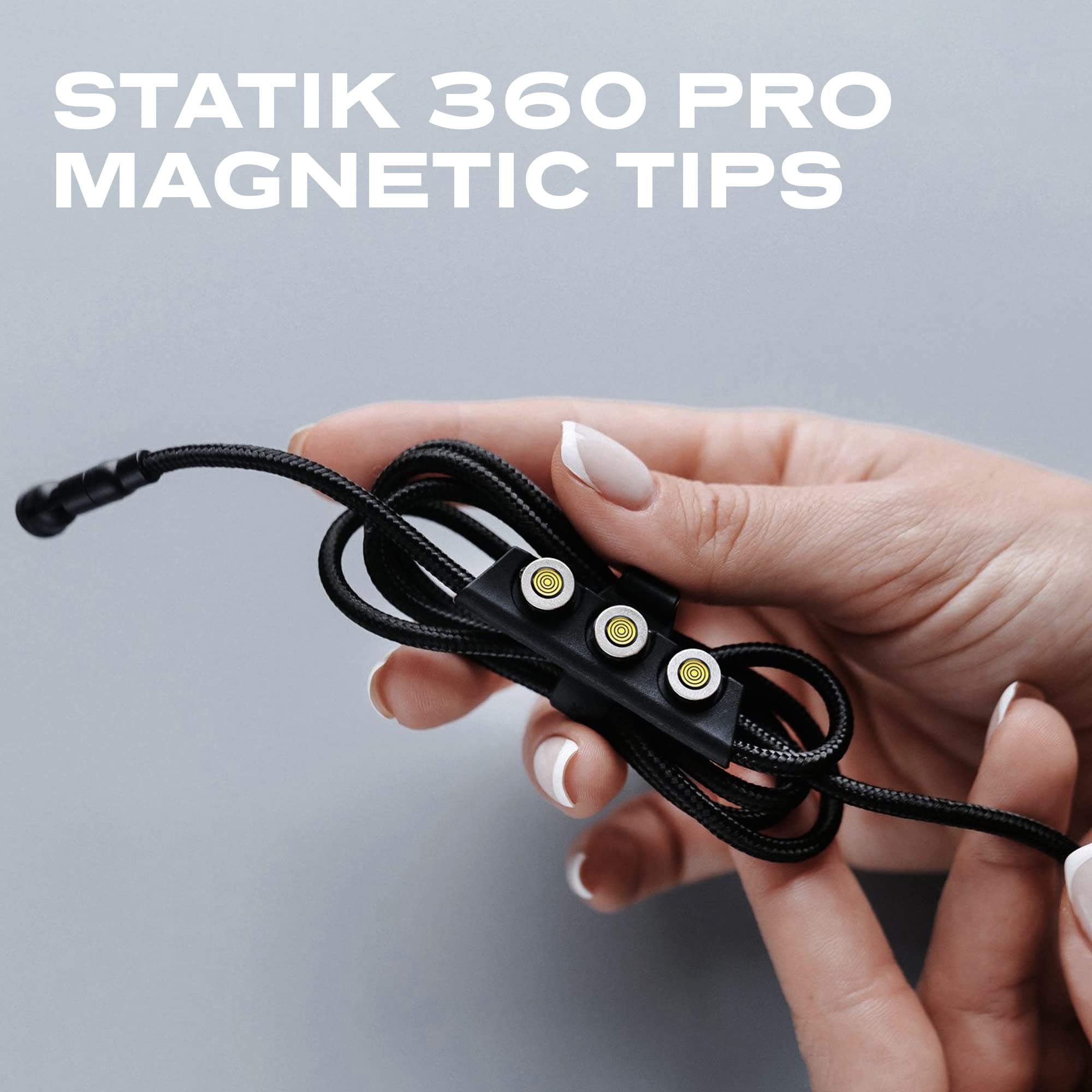 Statik 360 Pro Magnetic Connectors Tips For Fast Charging   Only Compatible With Statik360 Pro Magnet Phone Charger Cable   3 Pa