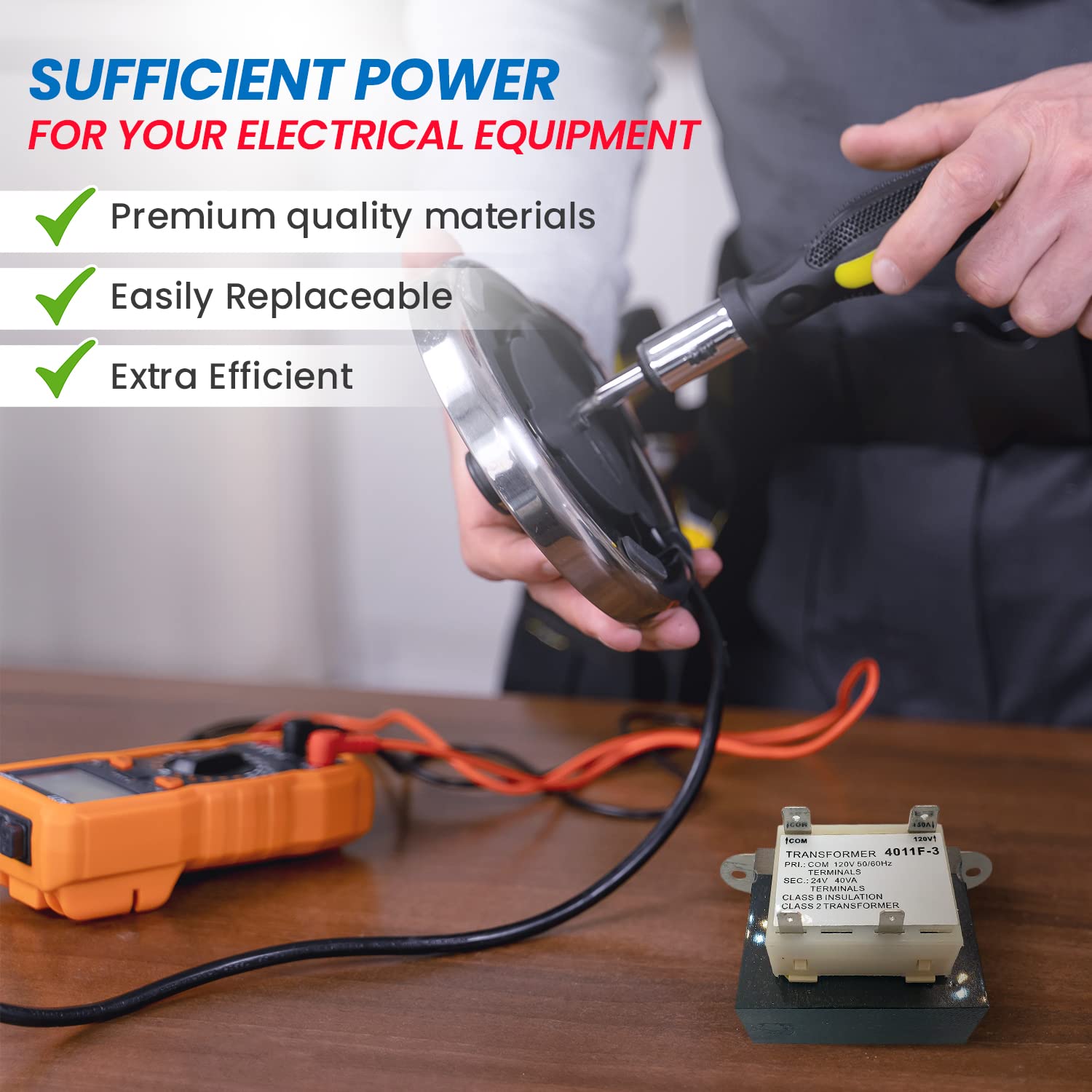 4011F 3 Trane Oem Furnace Replacement 24 Volt Transformer 50/60Hz 40Va Compatible With Furnaces/Hvac Equipment Replaces Trr 1729