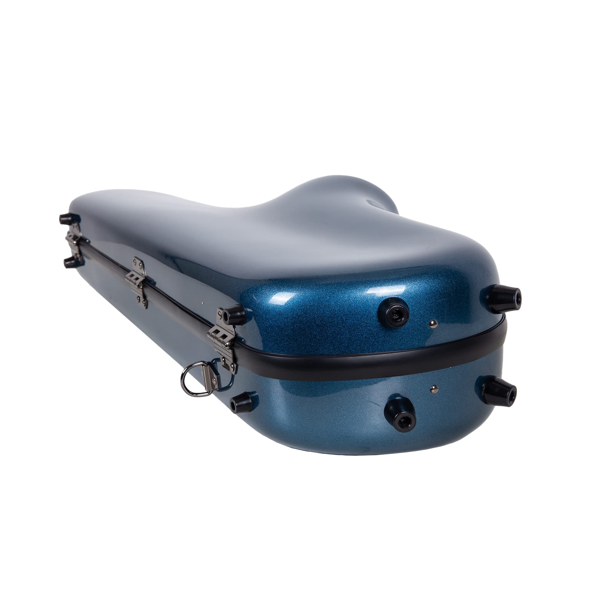 Crossrock Fiberglass Case Fits For Alto Saxophone With Removable Shoulder Straps Blue(Crf1020Asbl)