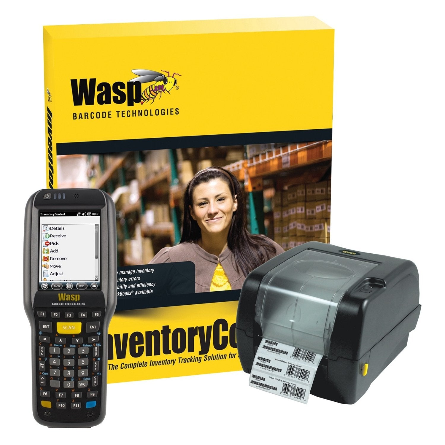 Wasp 633808929312 Inventory Control Enterprise with DT90 + WPL305 Retail