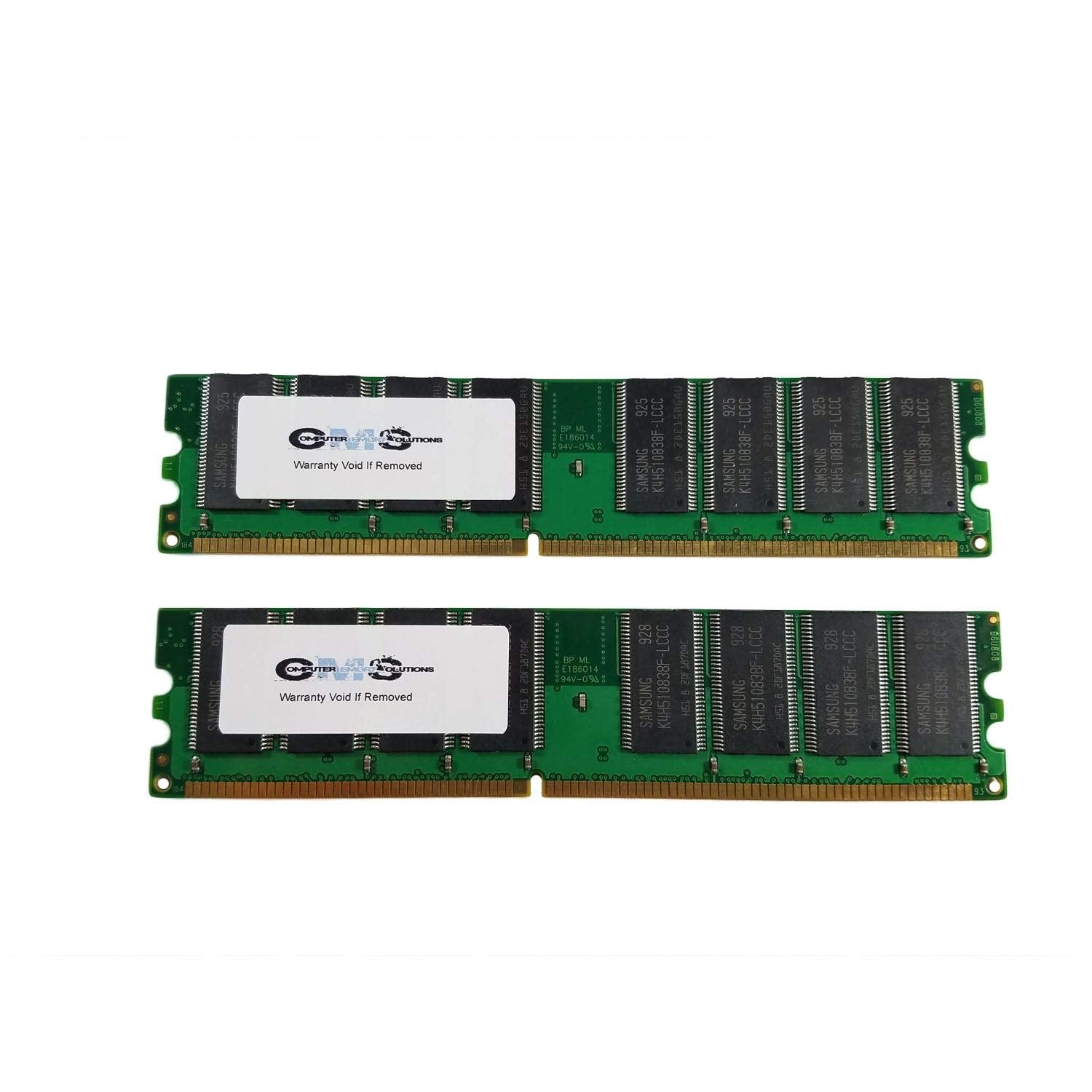 CMS 2GB (2X1GB) DDR1 2700 333MHZ Non ECC DIMM Memory Ram Upgrade Compatible with Dell Optiplex Gx270 Series Desktop Ddr1 - A112