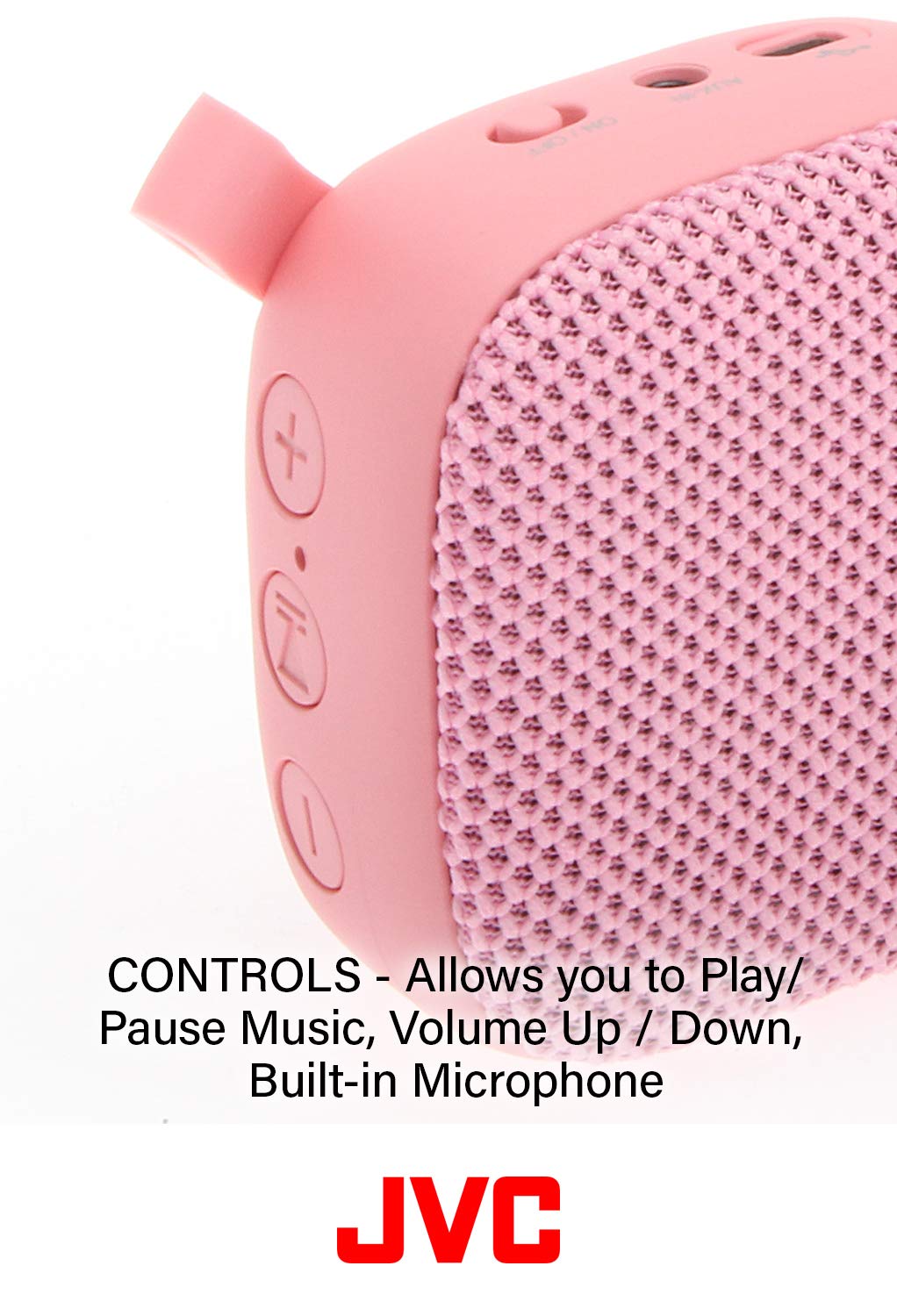 Jvc Portable Wireless Speaker With Surround Sound Bluetooth 5.0 7 Hour Battery Life   Spsa1Btb (Black)