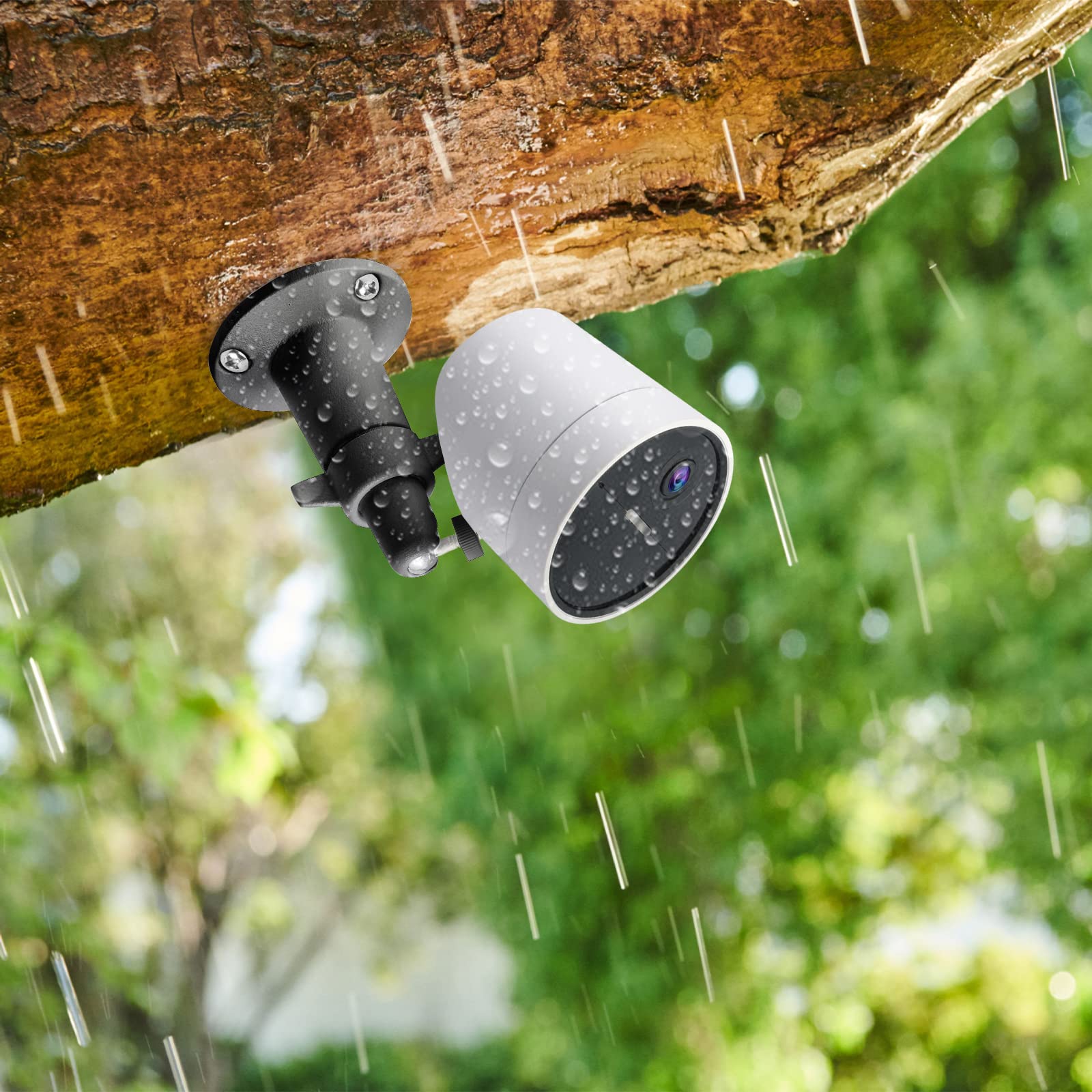 Uyodm 2 Pack Wall Mount Holder For Simplisafe Outdoor Security Camera, 360�Rotation Security Bracket With 1/4 Screw Thread, Camera Not Included (Black)