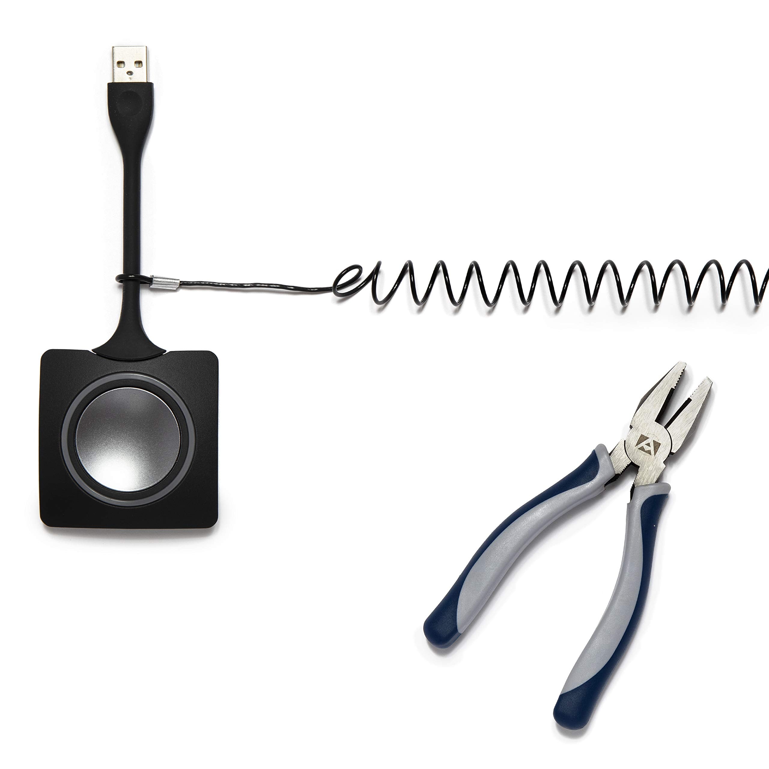 Tetherties Coils 5 Pack   Extendable, Expandable, Retractable Cable Tethers, Anti Theft Cable Locks, Security Cable With Nylon C