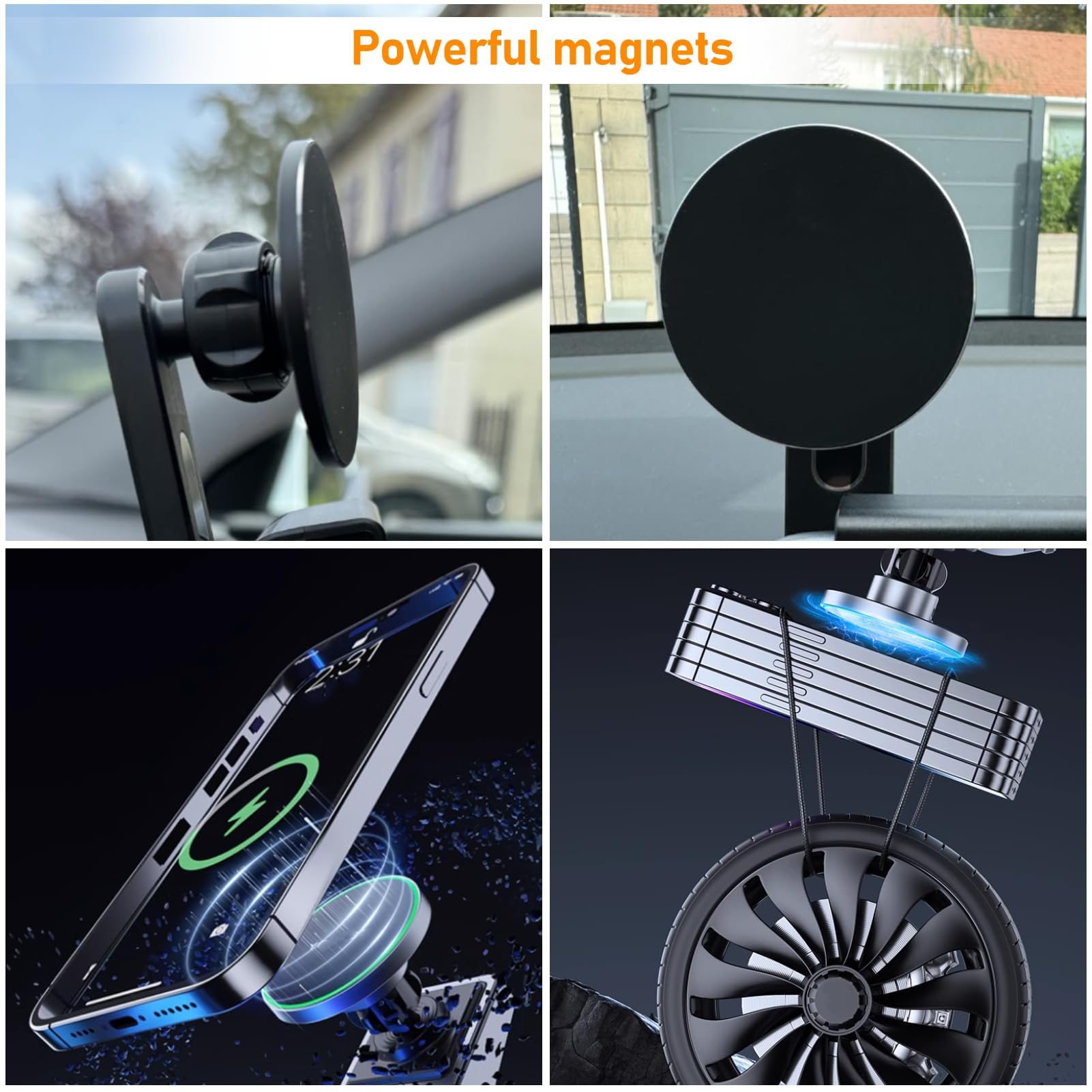 Apeser Compatible With Bmw X5 Screen Phone Mount 2014-2018/X6 2015-2019,F15/F16 Cell Phone Holder For 10.3 Inch Touch Screen,Mag