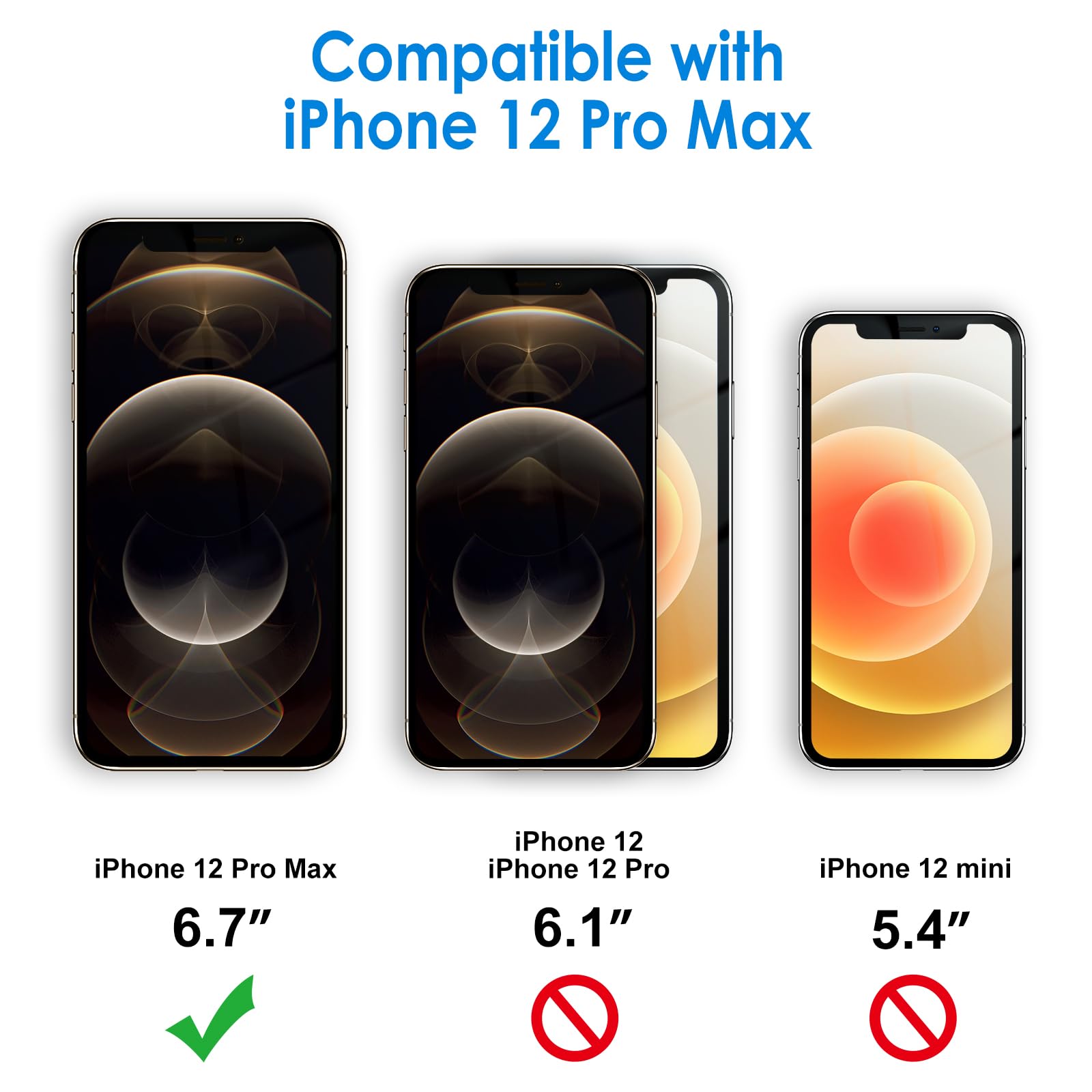 Jetech Case For Iphone 12 Pro Max 6.7 Inch, Non Yellowing Shockproof Phone Bumper Cover, Anti Scratch Clear Back (Rose Gold)