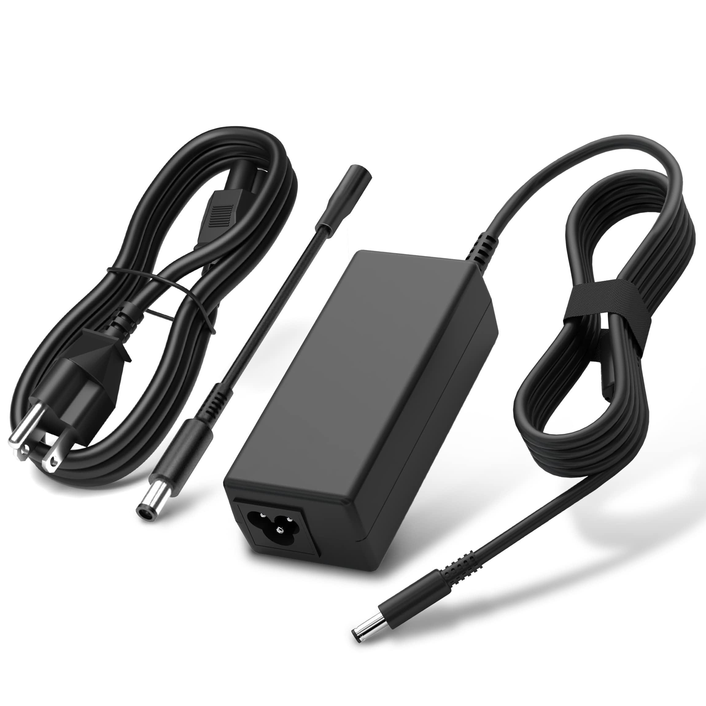 65W Dell Inspiron Charger,Replacement For All Round Connectors Dell Laptop Charger 65W/45W 15 3000 15 5000 15 7000 15 3552 Serie