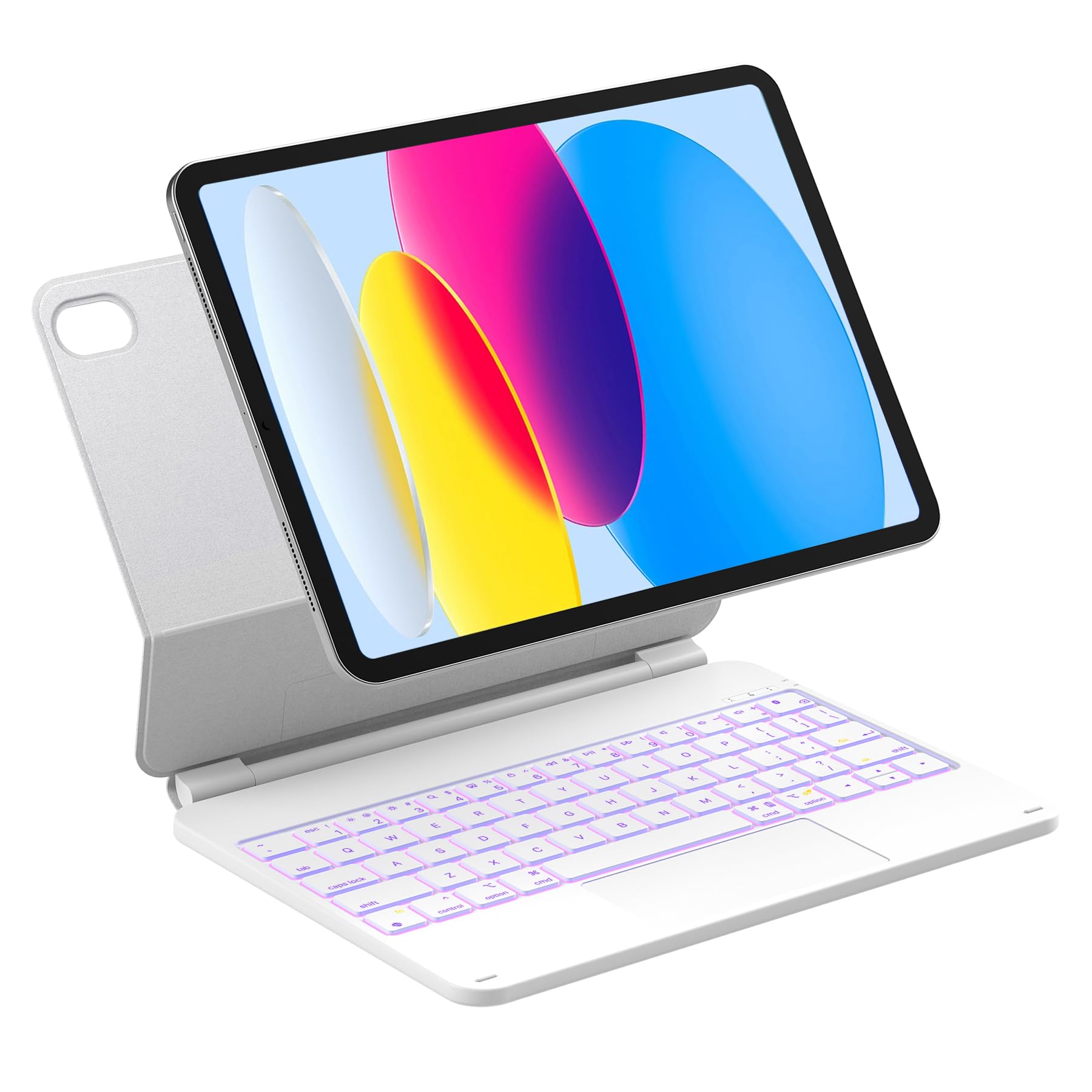 Inateck NeoMagic Magnetic Keyboard Case for iPad 10th Generation 10.9 inch/11th Generation 2025 A16 11 inch, Floating Cantilever