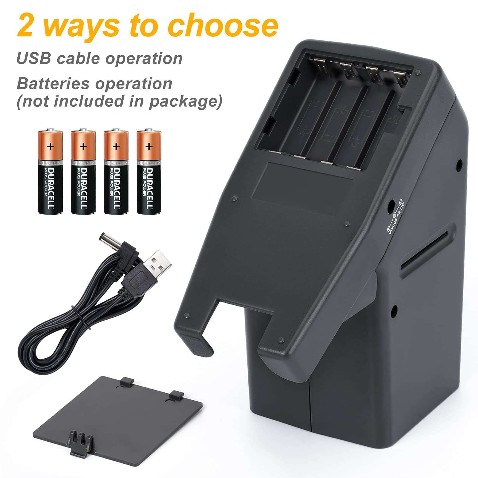 Slide Viewer, 3X Magnification And Led Lighted Illuminated Viewing For Slides And 35Mm Film Negatives, Usb Powered Cable Include