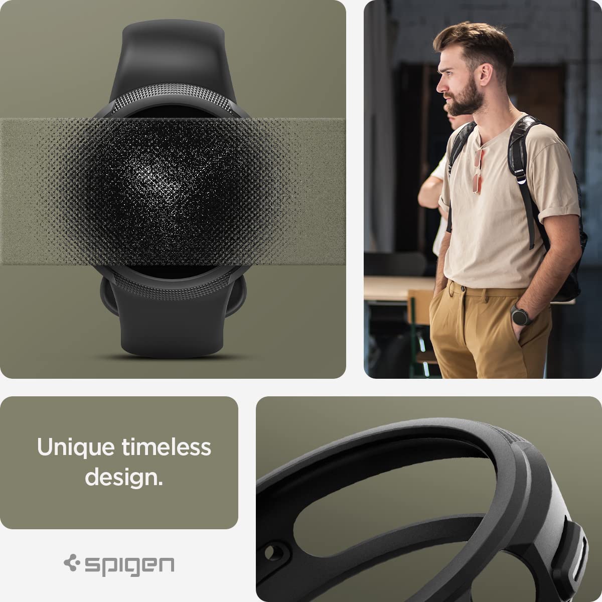 Spigen Liquid Air Designed For Google Pixel Watch 3/2/1 41Mm Case Anti-Scratch Protective Soft Tpu Cover (2024/2023/2022) - Matt