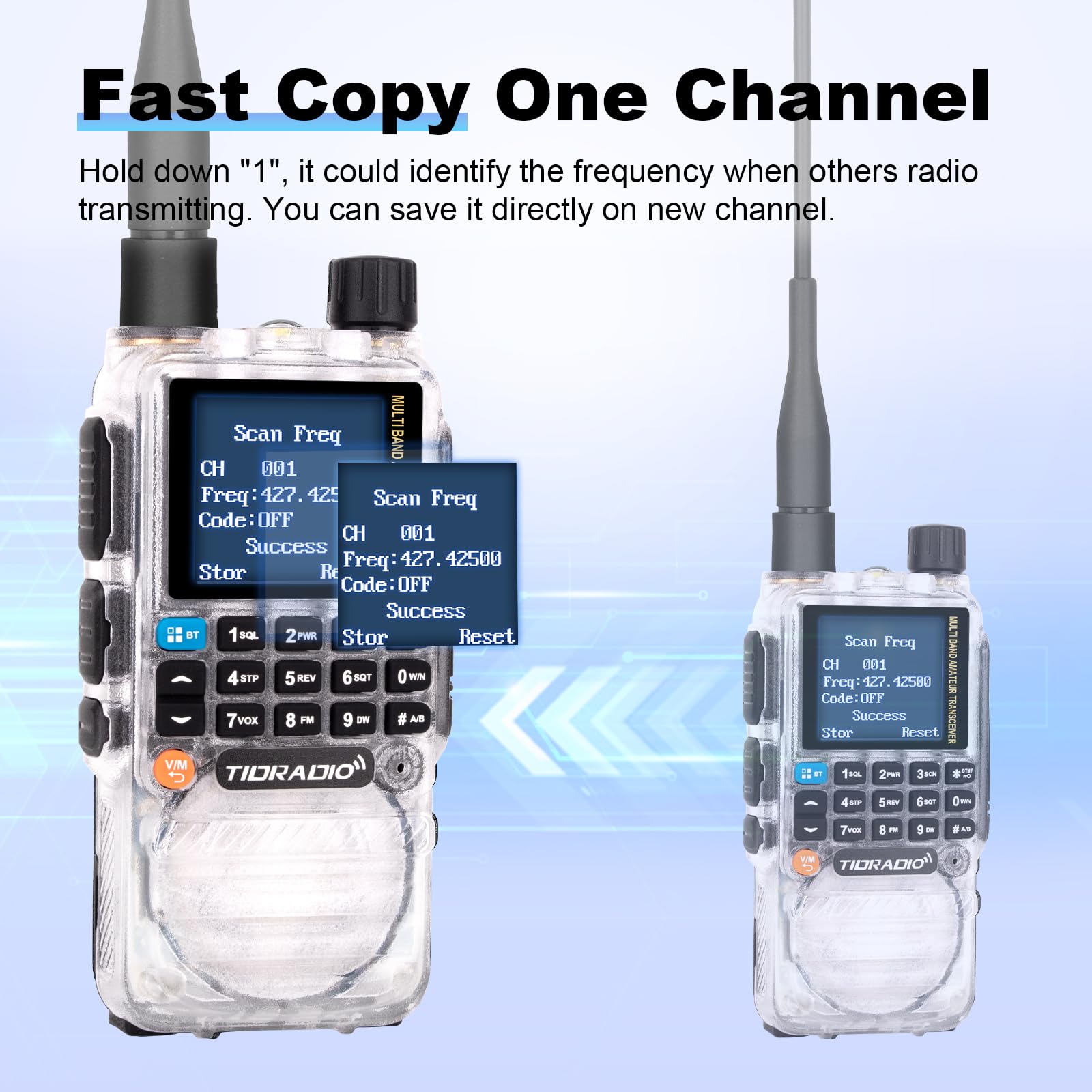 Tidradio Td H3 Gmrs Radio,Type C & Wireless Programming(4 Batteries),8 Band Long Range Walkie Talkies Rechargeable Handheld Full