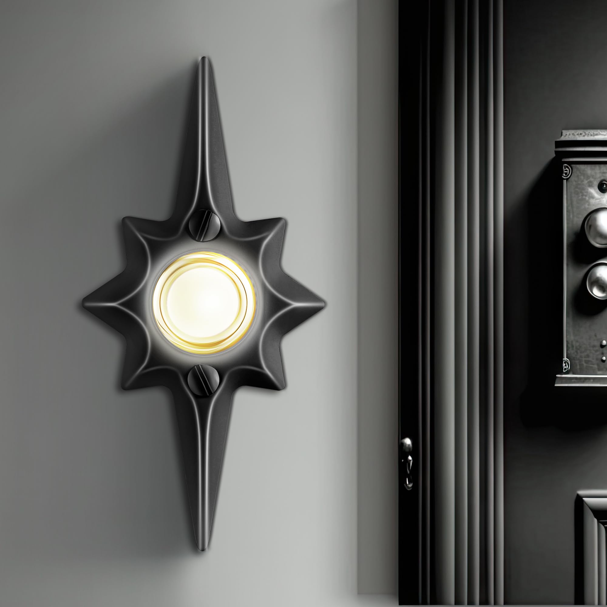 Saillong Doorbell Button, Doorbell Button Replacement, Metal Push Button Doorbell, Doorbell Button Wired Replacement, Doorbell L