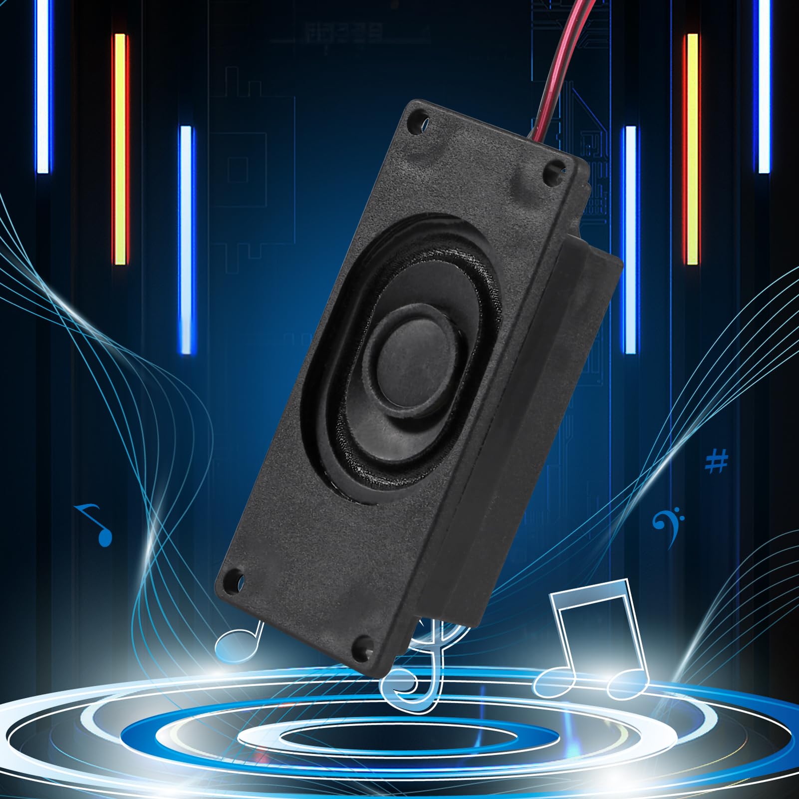 Aceirmc 4Pcs Speaker 3 Watt 8 Ohm Mini Speaker 8Ohm 3W Loundspeaker Micro Speaker For Arduino With Jst Ph2.0 Interface For Small Electronic Projects Advertising Machines Lcd Tv Monitors