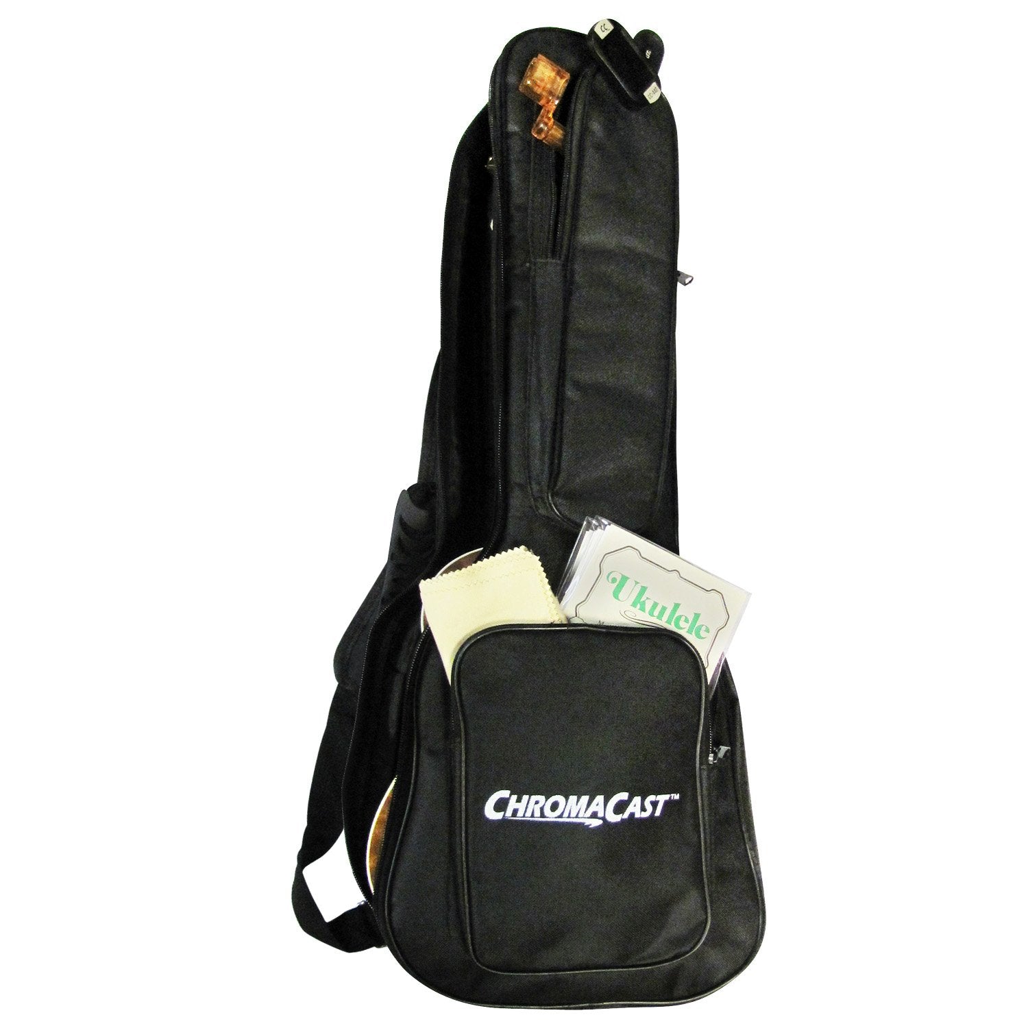 Chromacast, 4 String Case, Soprano Size Ukulele Gig Bag W 10 Mil Padding (Cc Supb
