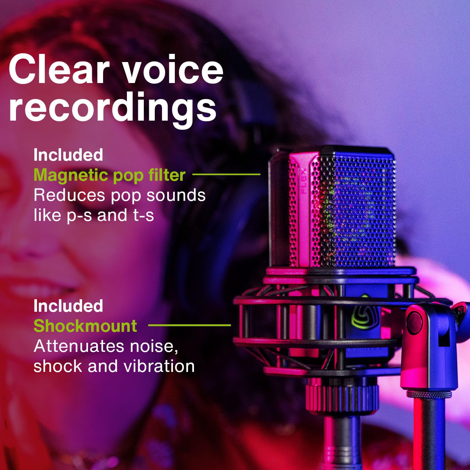 Lct 441 Flex Multi Pattern Large Diaphragm Condenser Microphone