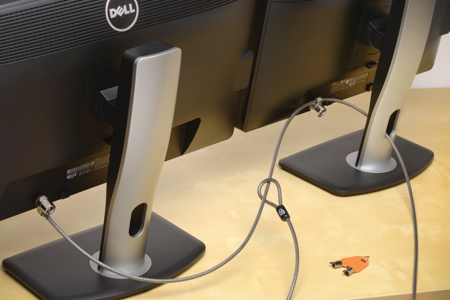 Computer Lock, Keyed, 7 1/2 Ft