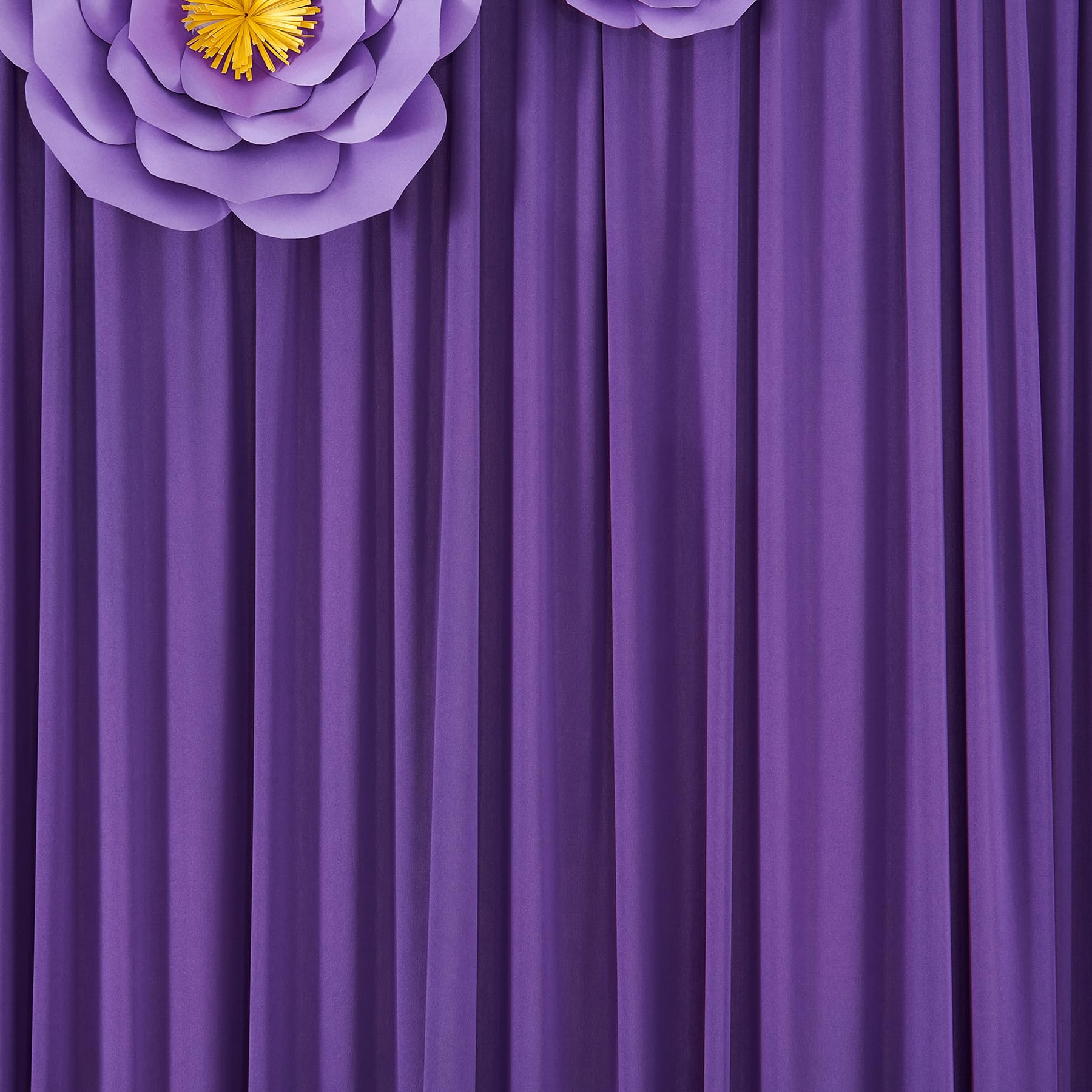 20Ft X 10Ft Wrinkle Free Purple Backdrop Curtains For Parties, Thick Polyester Backdrop Drapes 20X10Ft For Mermaid Birthday Back