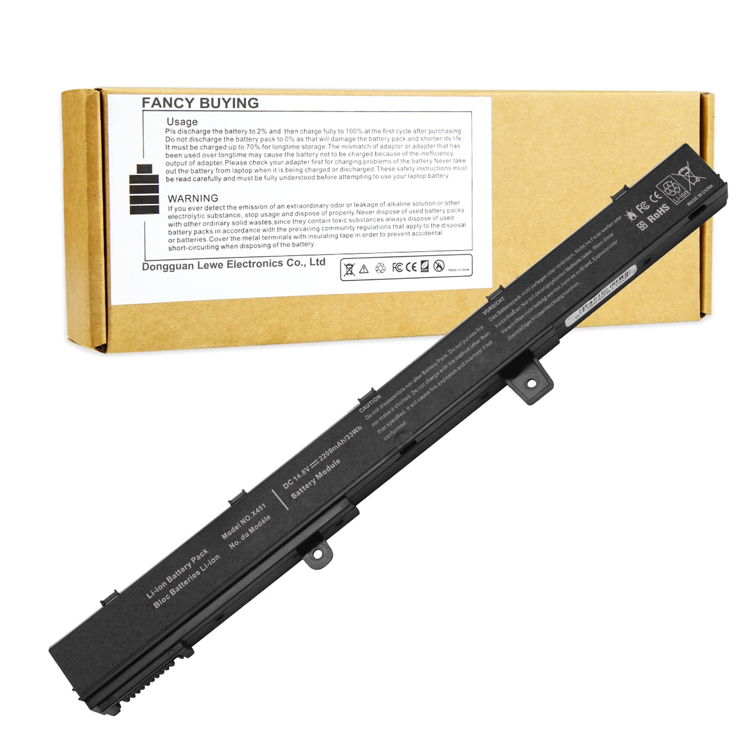 Fancy Buying Laptop Battery For Asus X551M X551 X551C X551Ca X551Ma X451 X451C Series A41 D550 0B110 00250100 A31N1319 A41N1308