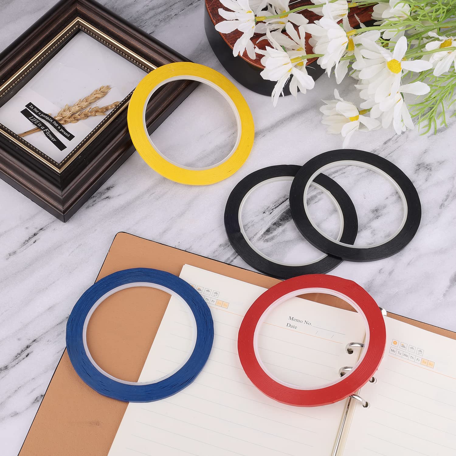 5 Rolls Violin Tape Fingerboard, 216 Ft/66Mm Cello Tape Instrument Fingering Tape Violin Tape For Beginners Fretboard Orchestral