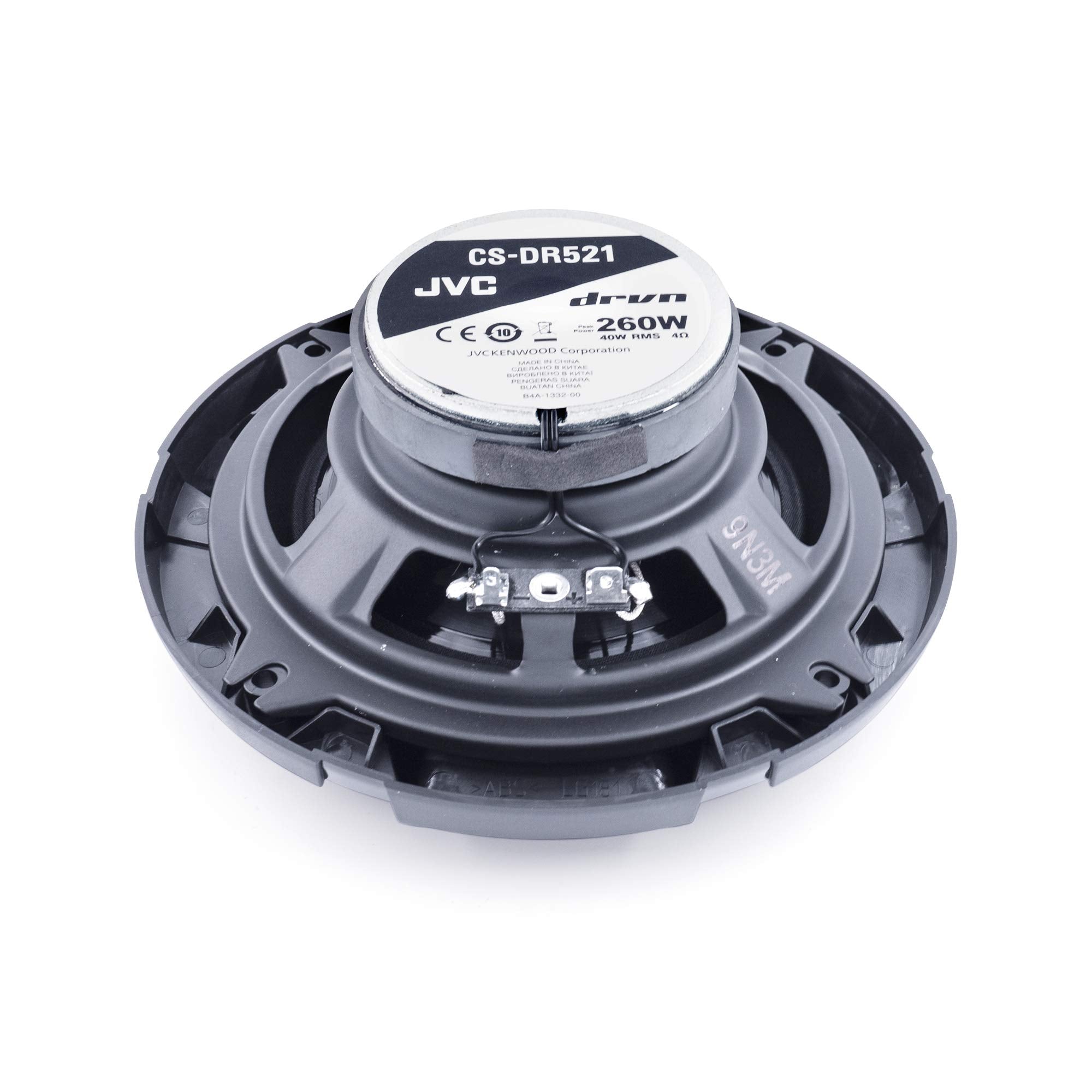 Jvc Mobile Cs Dr521 Drvn Dr Series Shallow Mount Coaxial Speakers (5.25'', 260 Watts Max, 2 Way)