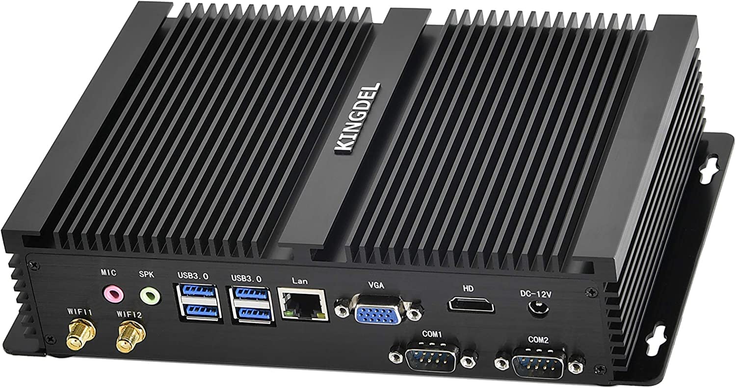 Kingdel Fanless Industrial Mini Pc With 11Th Gen Core I7 1165G7 Processor 12Mb Cache Up To 4.7Ghz, 16Gb Ddr4 Ram, 1Tb Nvme Ssd,