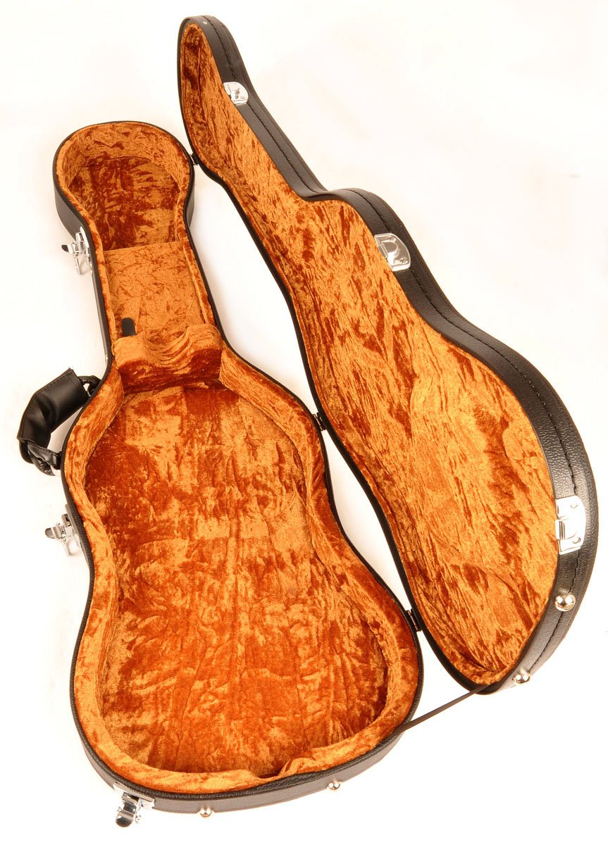Douglas Egc 450 St Bk/Gold Guitar Case For Fender Stratocaster Telecaster Rickenbacker Epiphone Coronet Wilshire & Similar Model