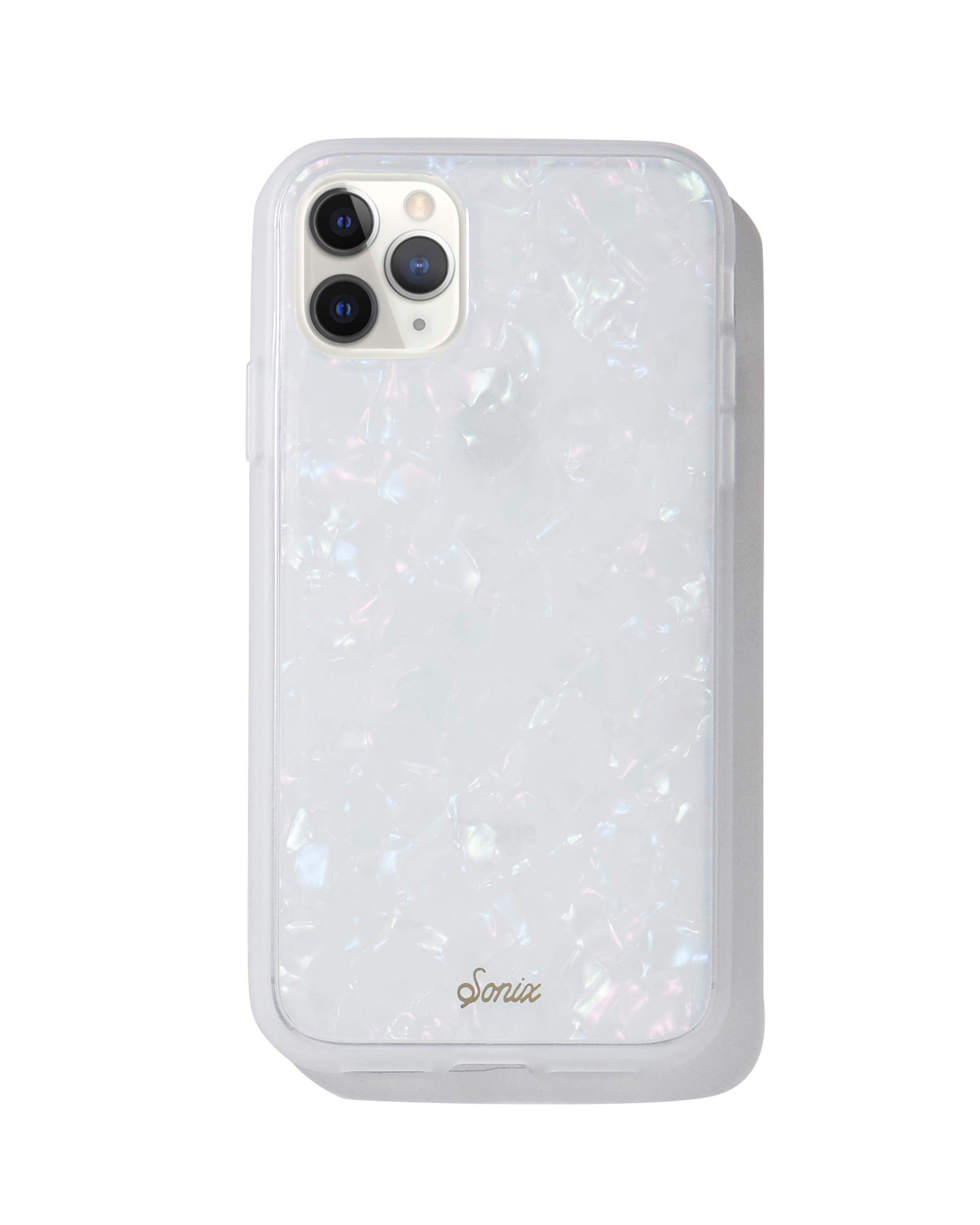 Sonix Pearl Tort Case for iPhone 11 Pro [10ft Drop Tested] Protective Translucent Iridescent White Marble for Apple iPhone 11 Pr