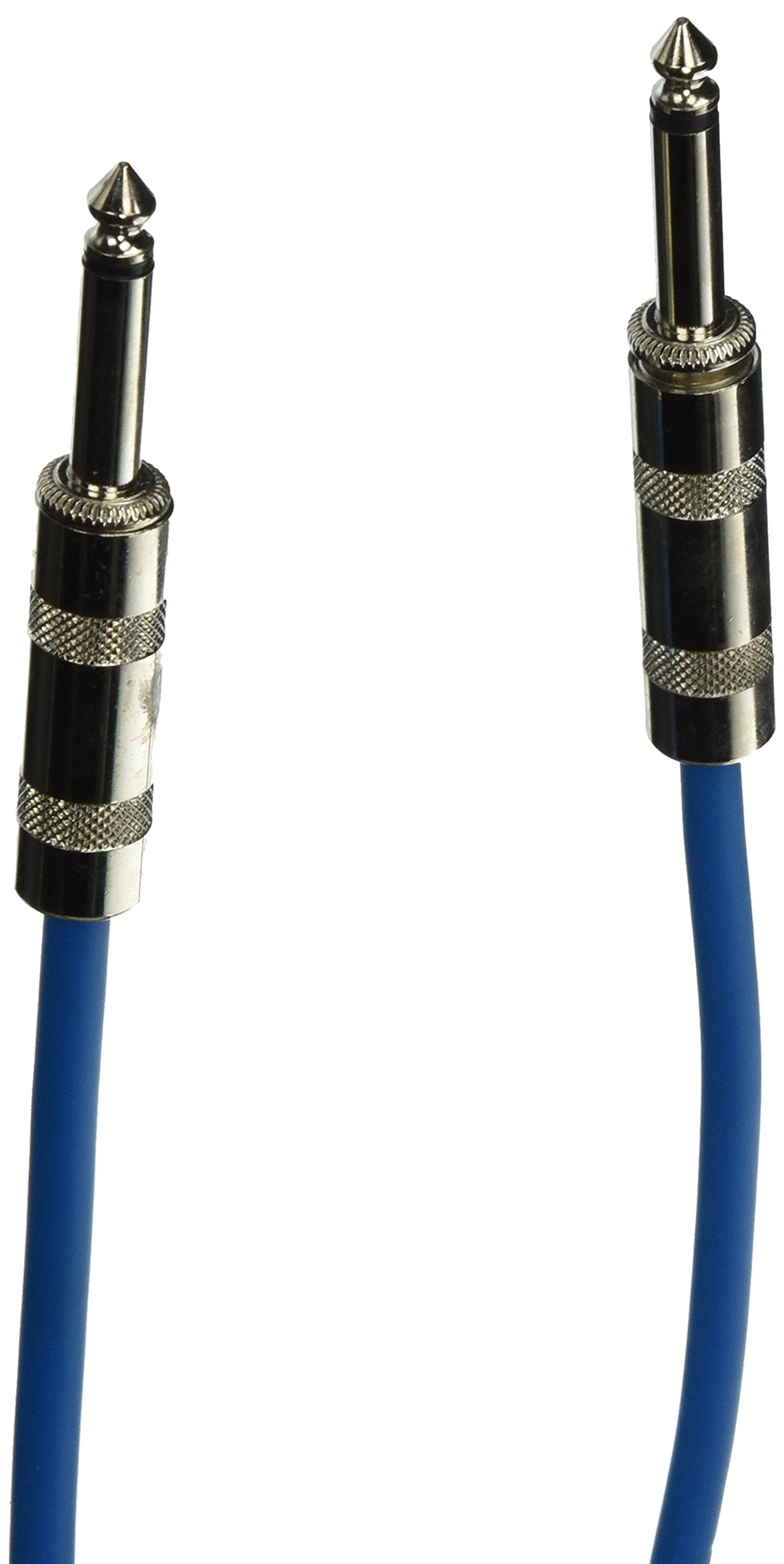 Seismic Audio Sastsx-2Blue-6Pk 2-Feet Ts 1/4-Inch Guitar, Instrument, Or Patch Cable, Blue
