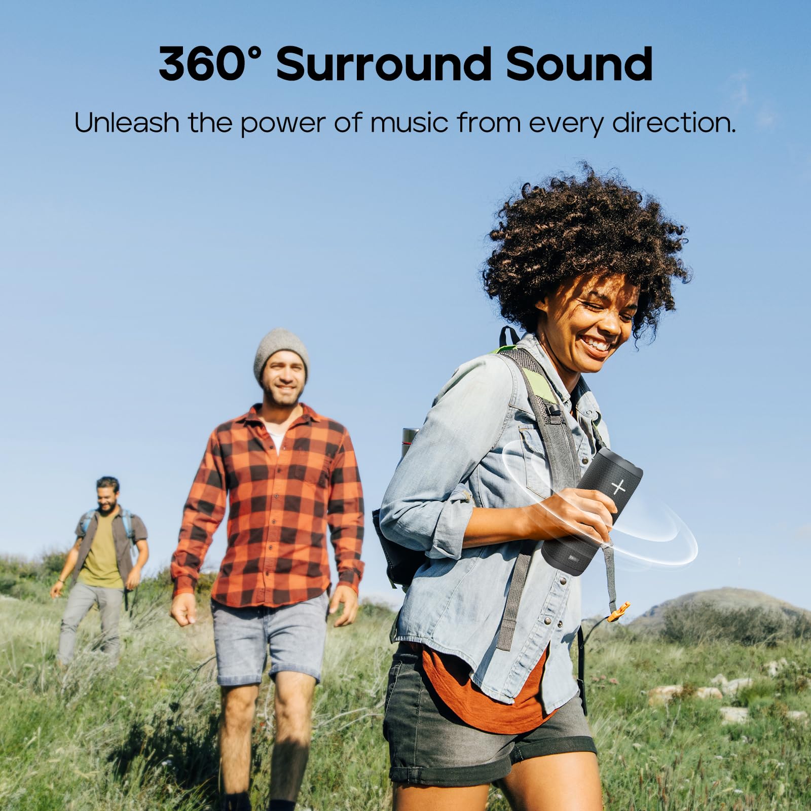 Tribit Stormbox 2 Bluetooth Speaker With 34W 360 Surround Sound, Xbass Tech, 24H Playtime, Ipx7 Waterproof, Bluetooth 5.3, Tws P