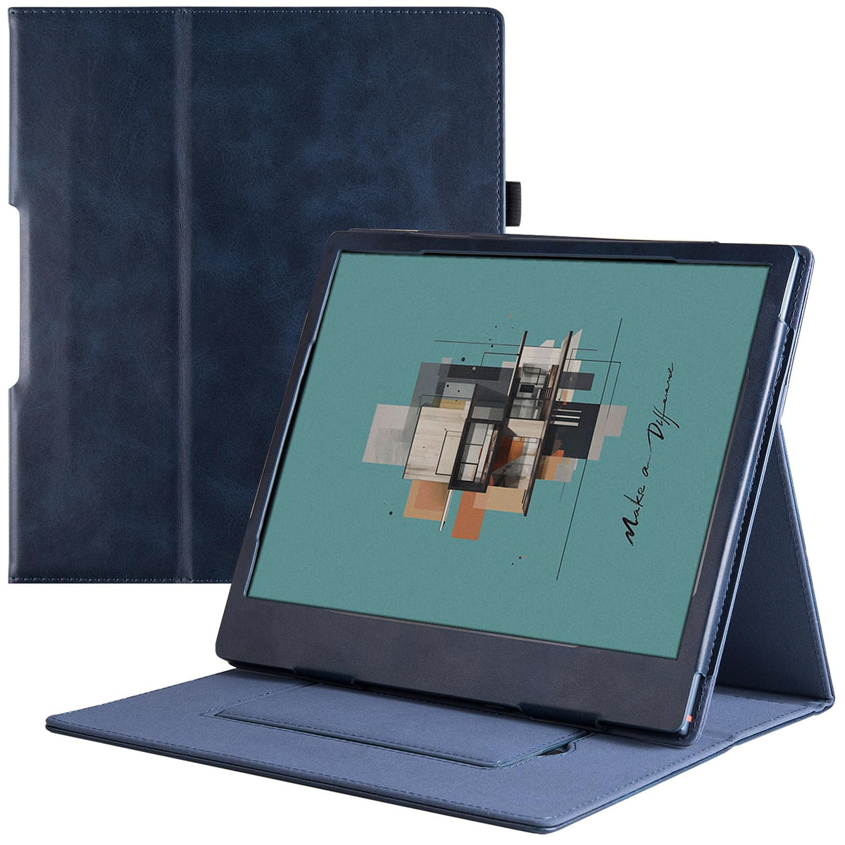 Bozhuorui Stand Case For All New 10.3'' Onyx Boox Note Air3/Note Air3 C/Boox Note Air2/Note Air2 Plus Epaper Tablet   Pu Leather