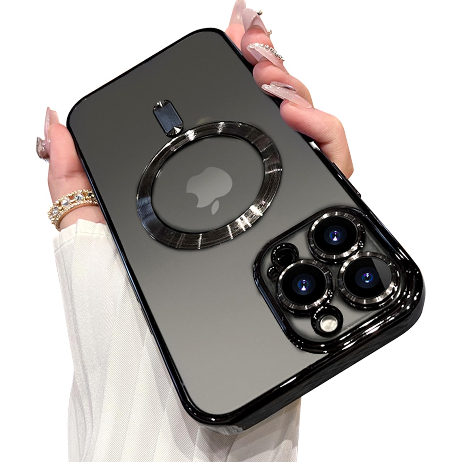 Ook Phone Case Made For Iphone 14 Pro (6.1 Inch) With Camera Lens Protector (Compatible With Magsafe) Anti Scratch Shockproof El