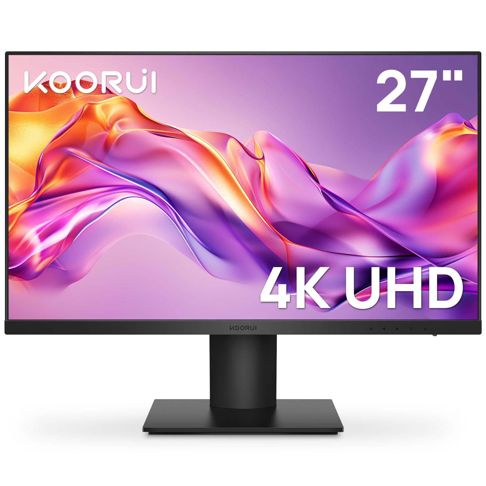 KOORUI 27 Inch 4K UHD(3840 * 2160) Monitor IPS Ultra-Thin Computer Monitor with 95% DCI-P3, Freesync & G-sync, Displayport&HDMI,
