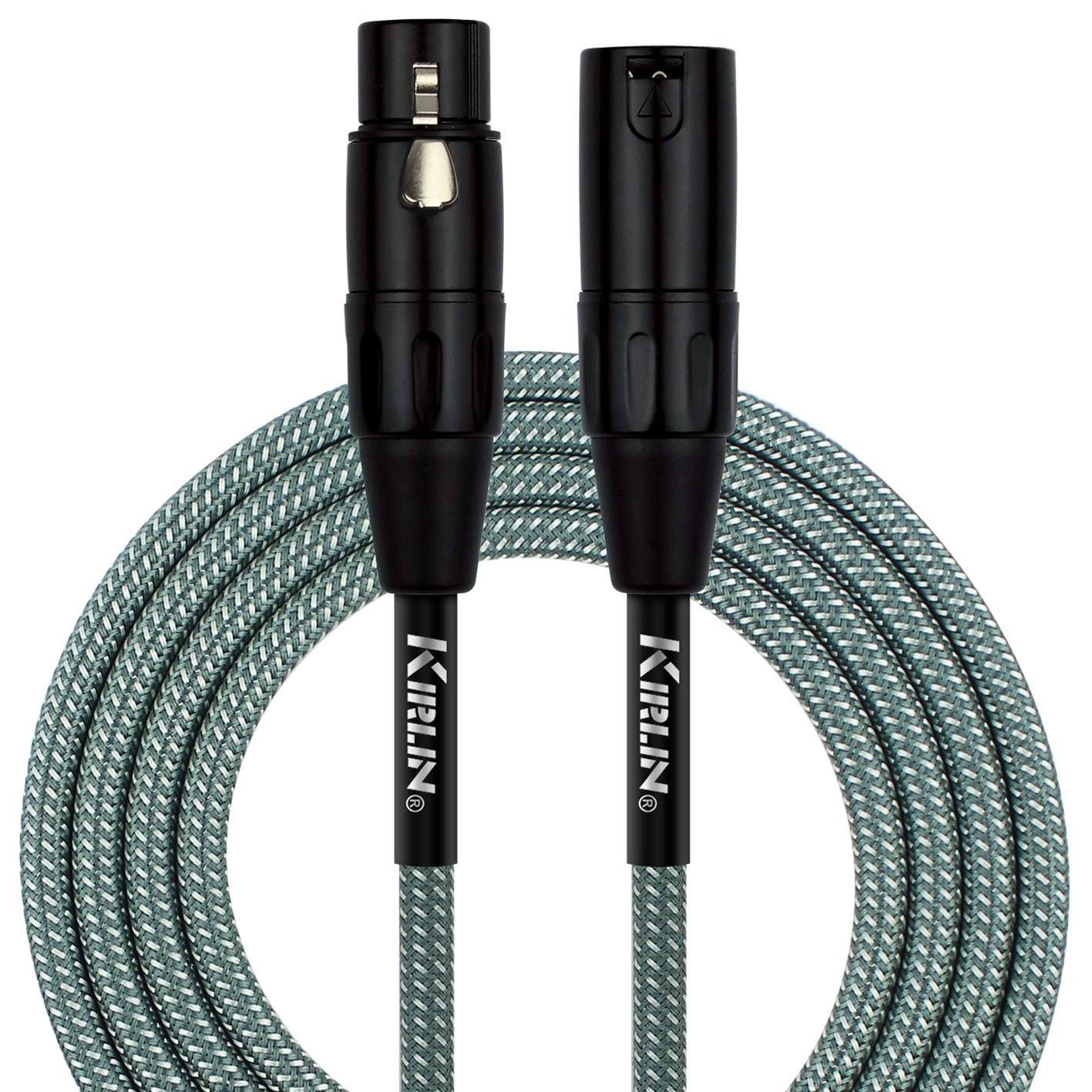 Kirlin Cable Microphone Cable, Olive Green, 20Ft (Mfmw 270 20Ft/Ol)