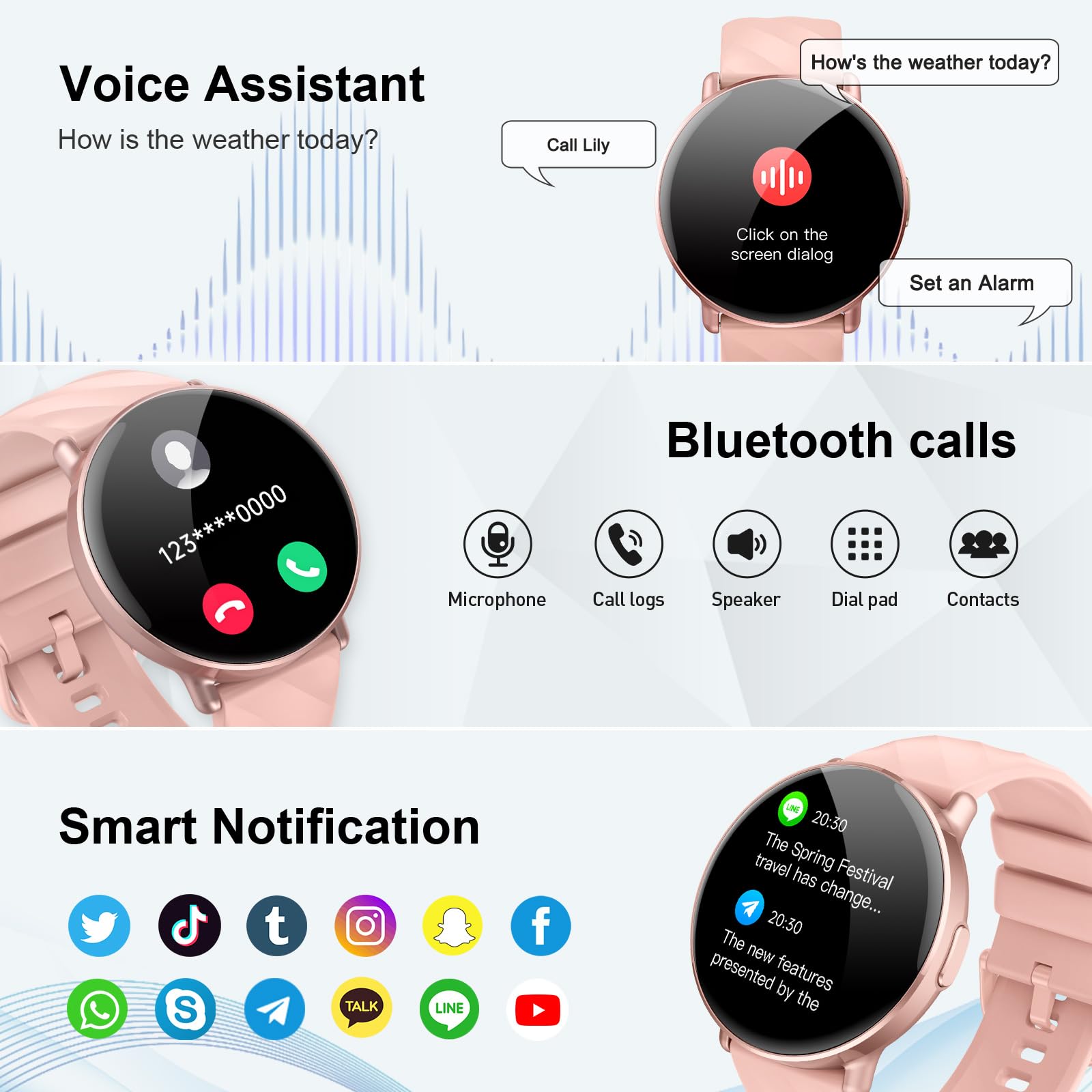 Smart Watches For Men Women, 1.39Hd Touch Screen Smartwatch With Bluetooth Calls And Dialing Function, 112+ Sports Modes Fitness