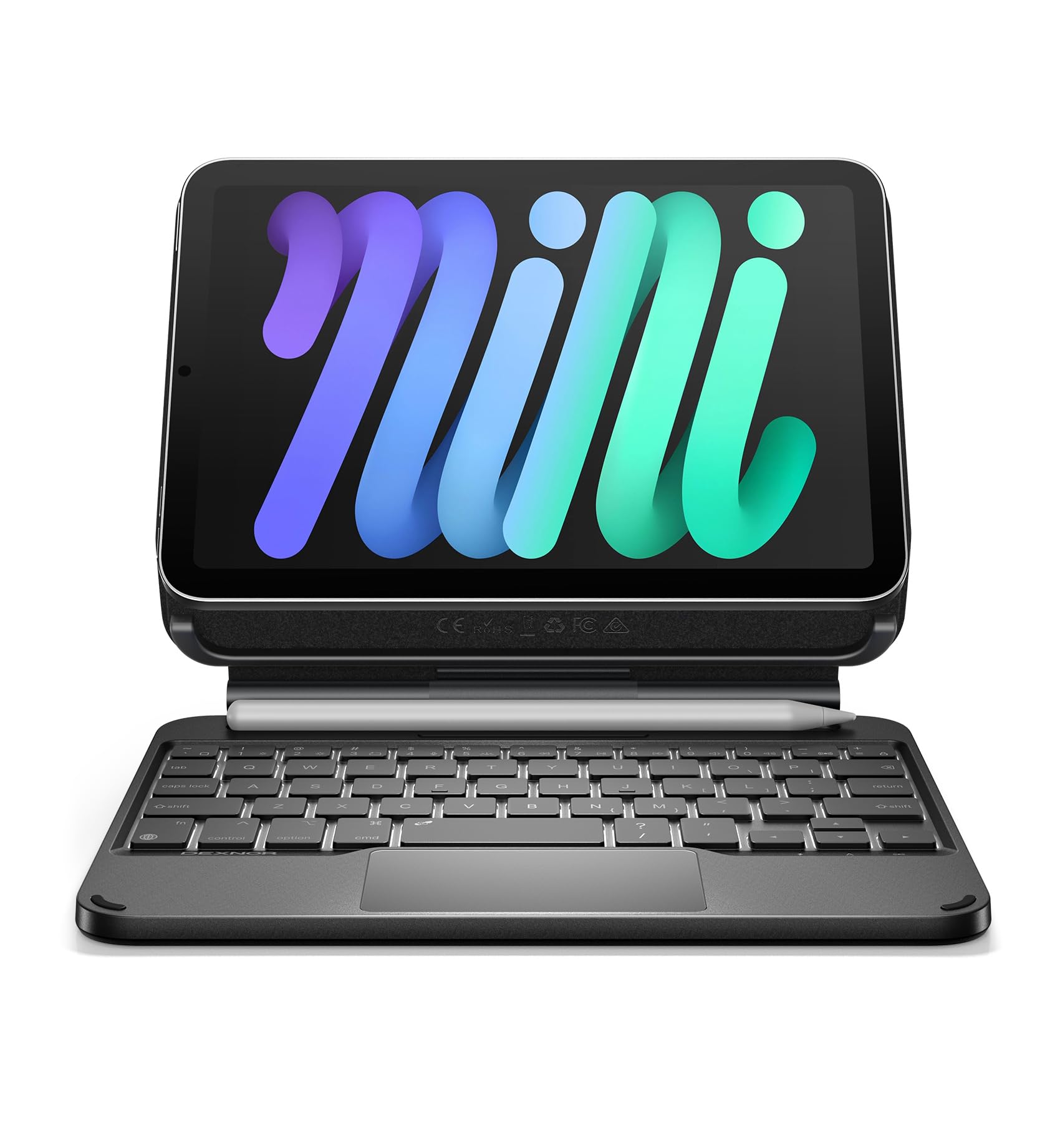 Dexnor for iPad mini 7 (A17 Pro)/Mini 6 Case with Keyboard 8.3 Floating