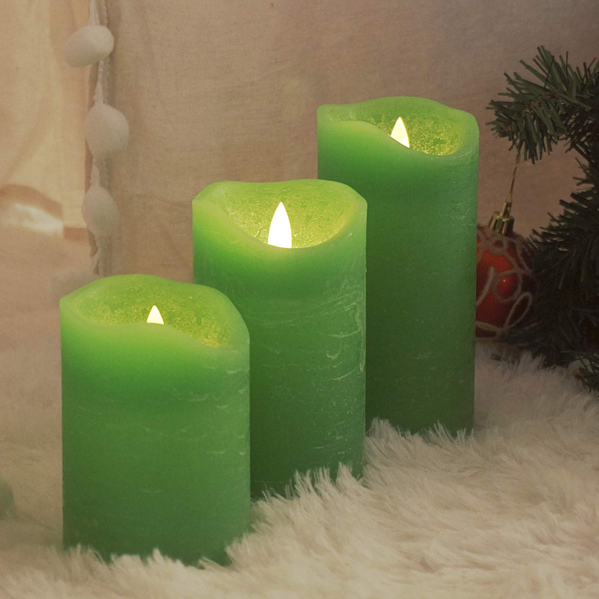 Candle Choice Battery Operated Flameless Candles With Remote Timer Real ...