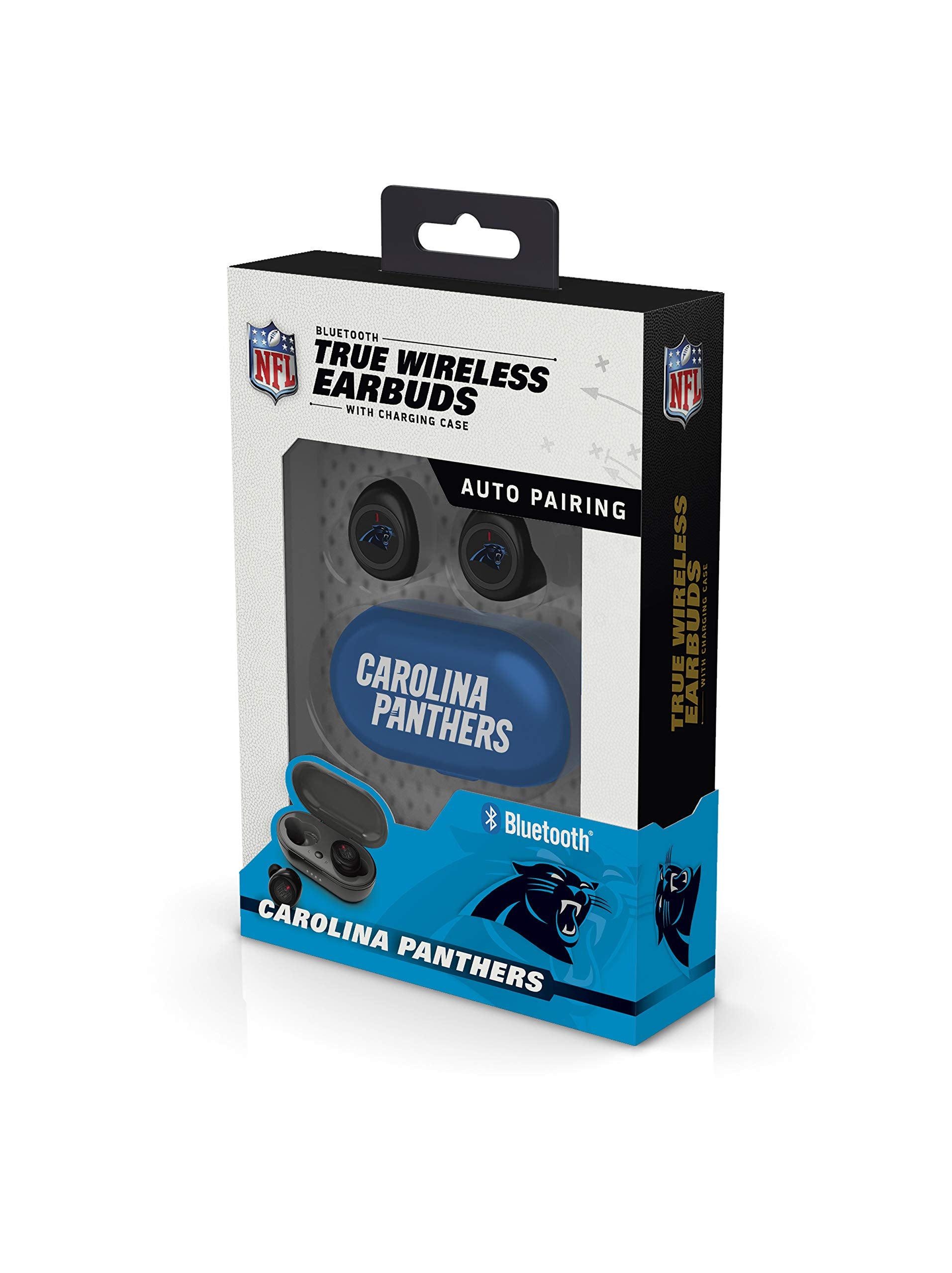 Soar Nfl True Wireless Earbuds, Carolina Panthers