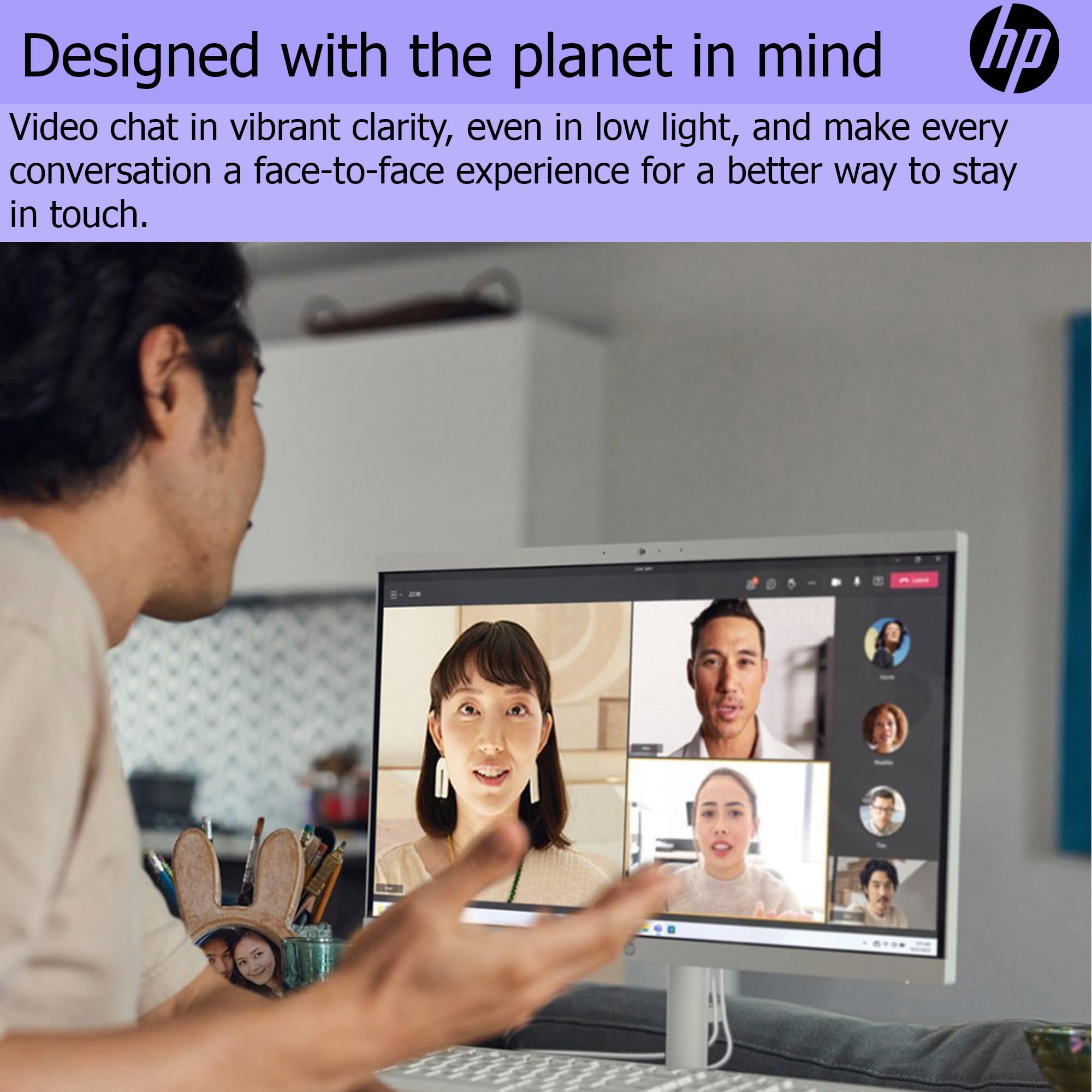 Hp New Version All-In-One Desktop| 22'' Fhd Display| Intel Dual-Core Processor| 40Gb Ram| 1Tb Pcie Ssd| 128Gb External Drive & M