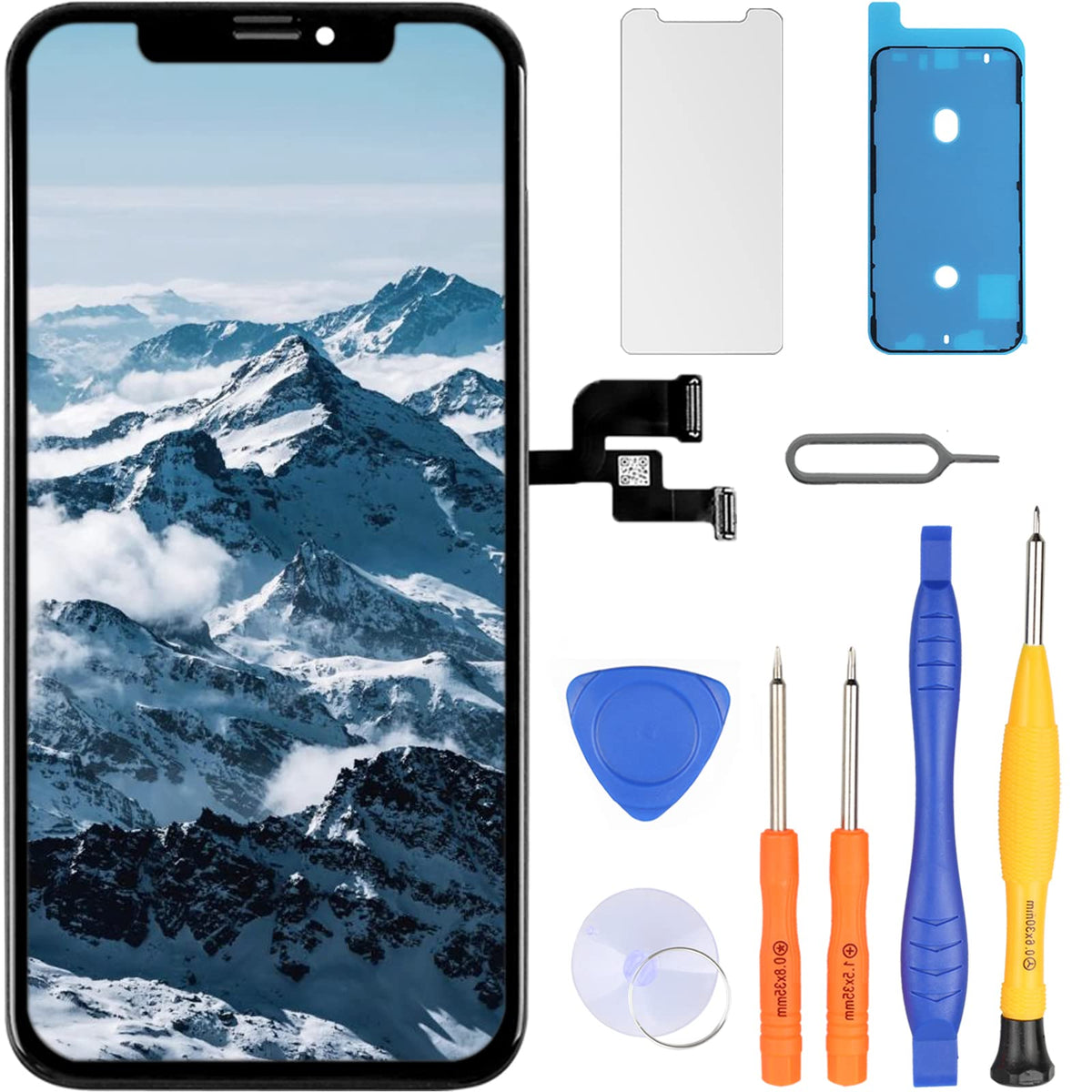 Ll Trader Screen Replacement For Iphone Xs Lcd 5.8'' Retina Fhd Display Cof Touch Screen Digitiser With Repair Tool Kits, Waterp