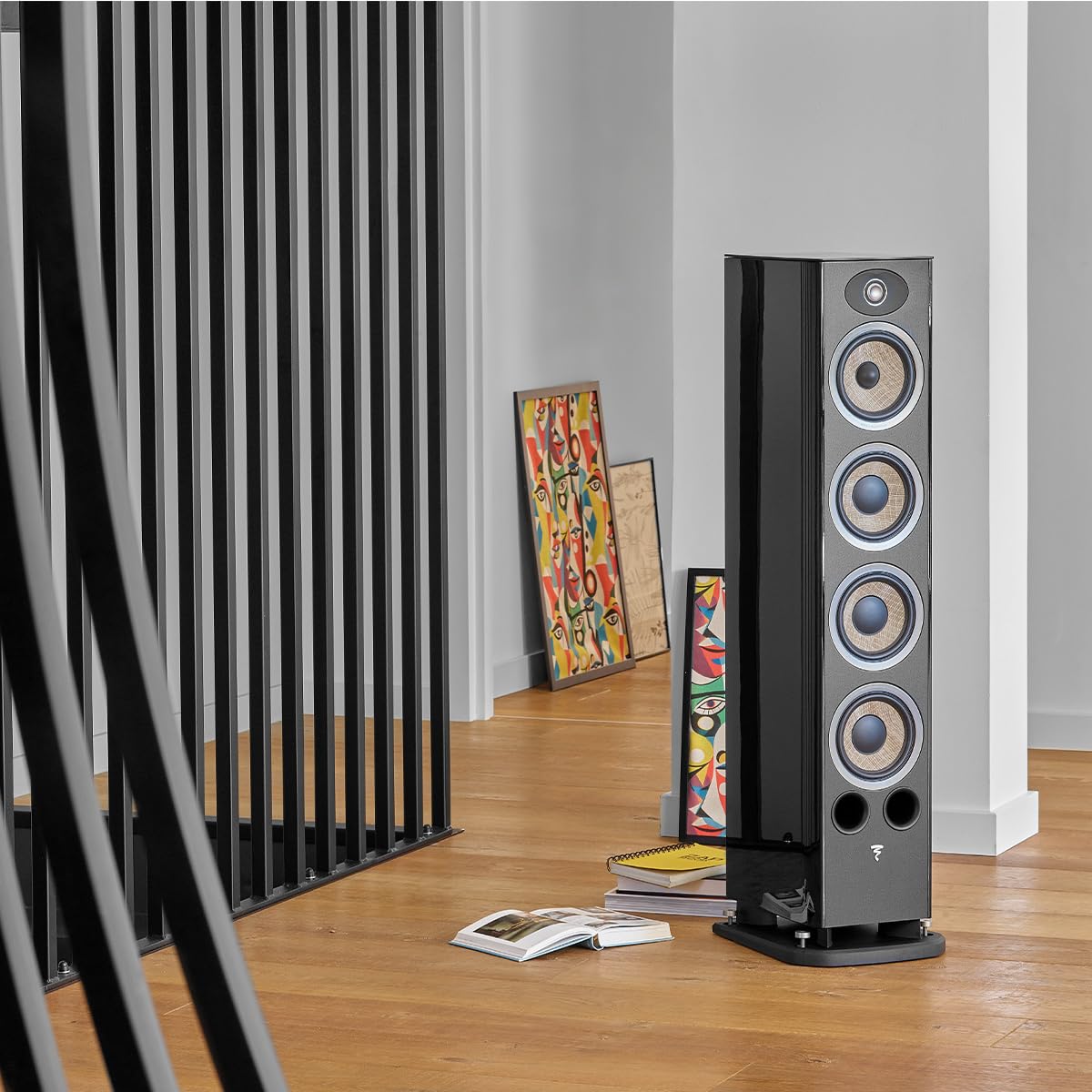 Focal Aria Evo X No. 3 Floorstanding Loudspeaker - Each (High Gloss Black)