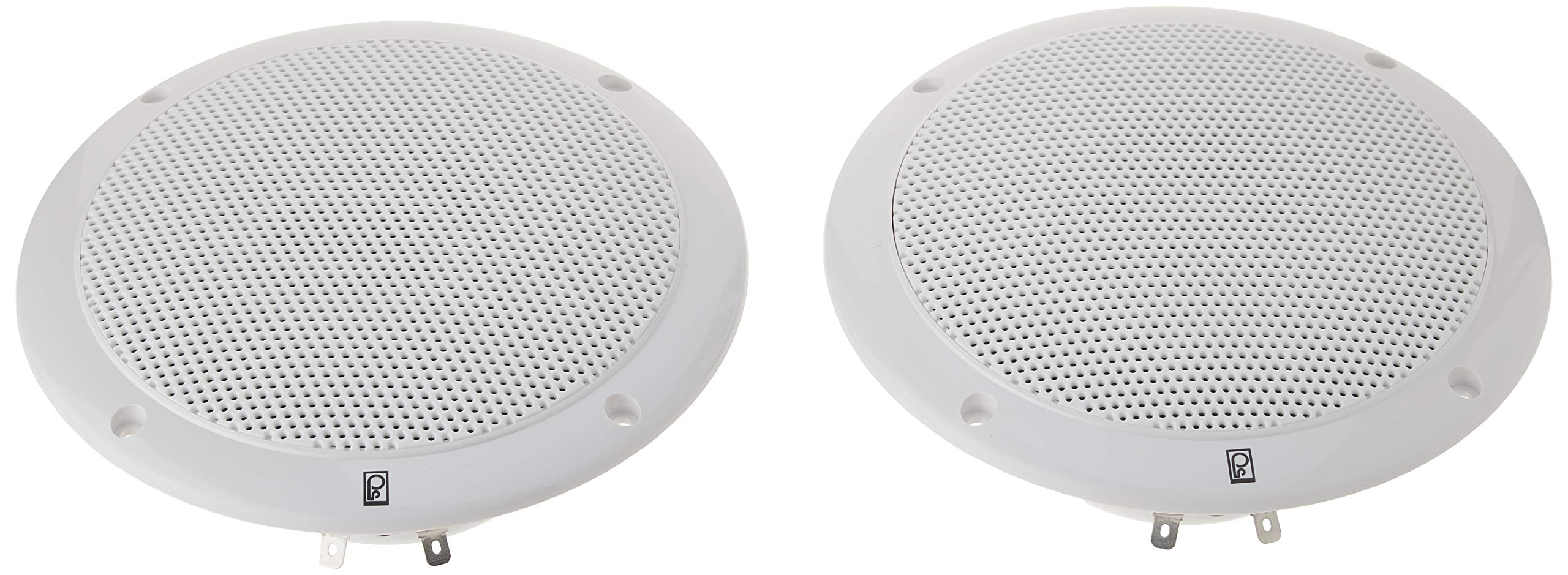 Poly-Planar MA-4056 6 80 Watt Speakers - White